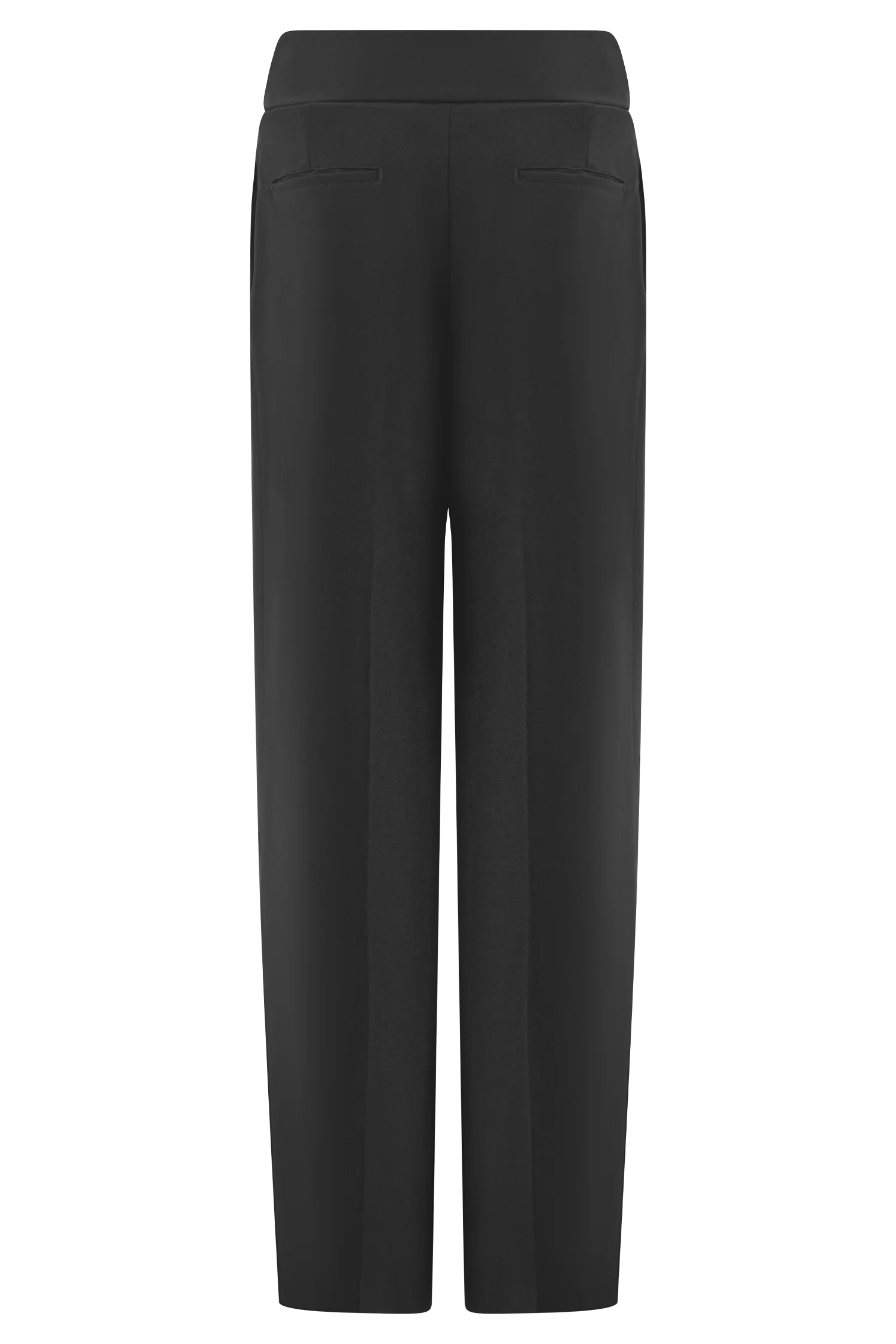 Penelope Pleated High Waisted Pants Black