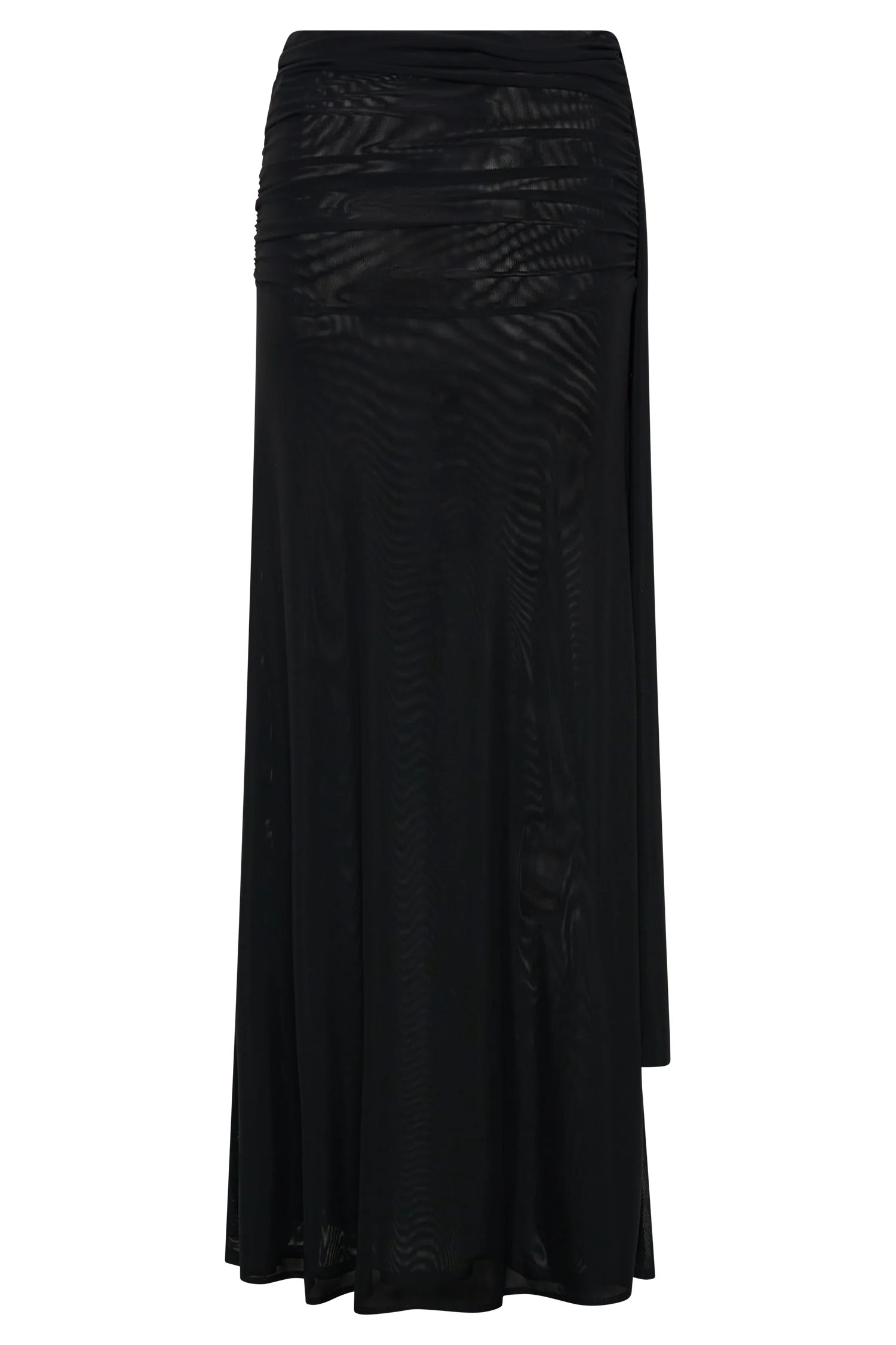 Arna Mesh Maxi Skirt Black