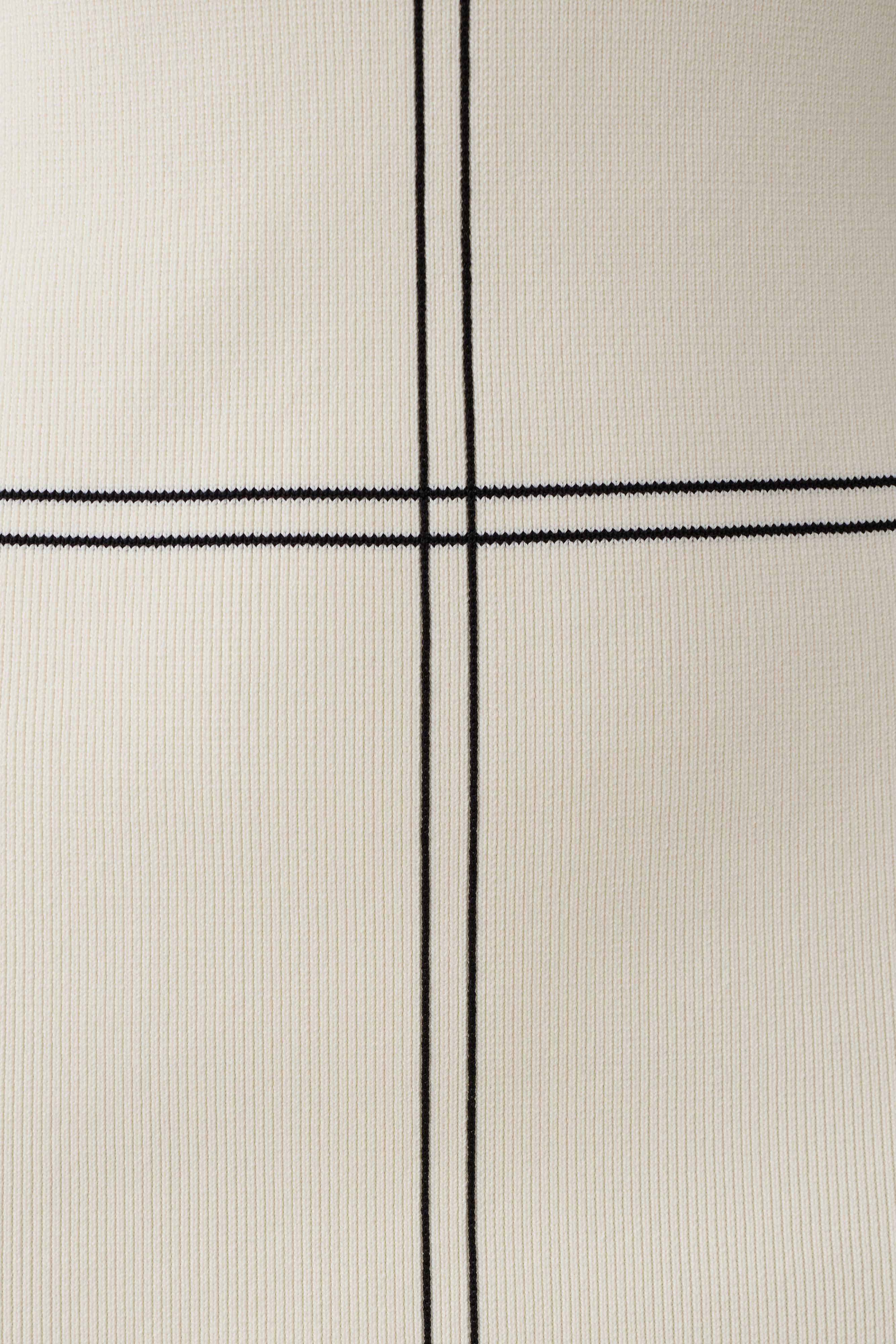 Malone Bandage Knit Midi Dress Ivory