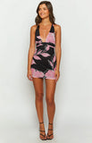 Ilaria Printed Mesh Mini Dress