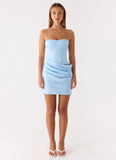 Cosmala Mini Dress Baby Blue