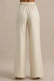 Bellarose Nude Wide Leg Trousers