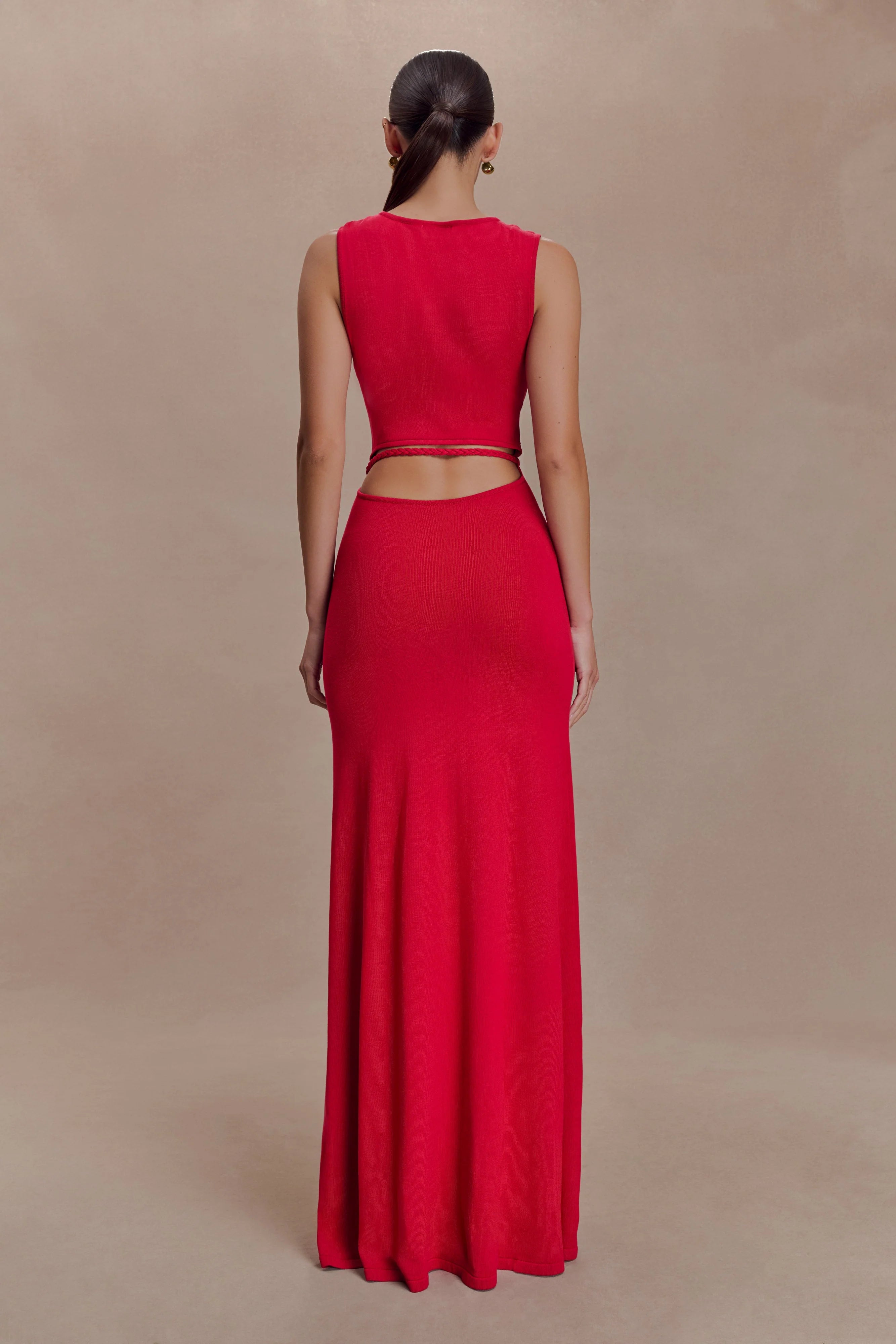 Monay Tulip Maxi Dress Raspberry
