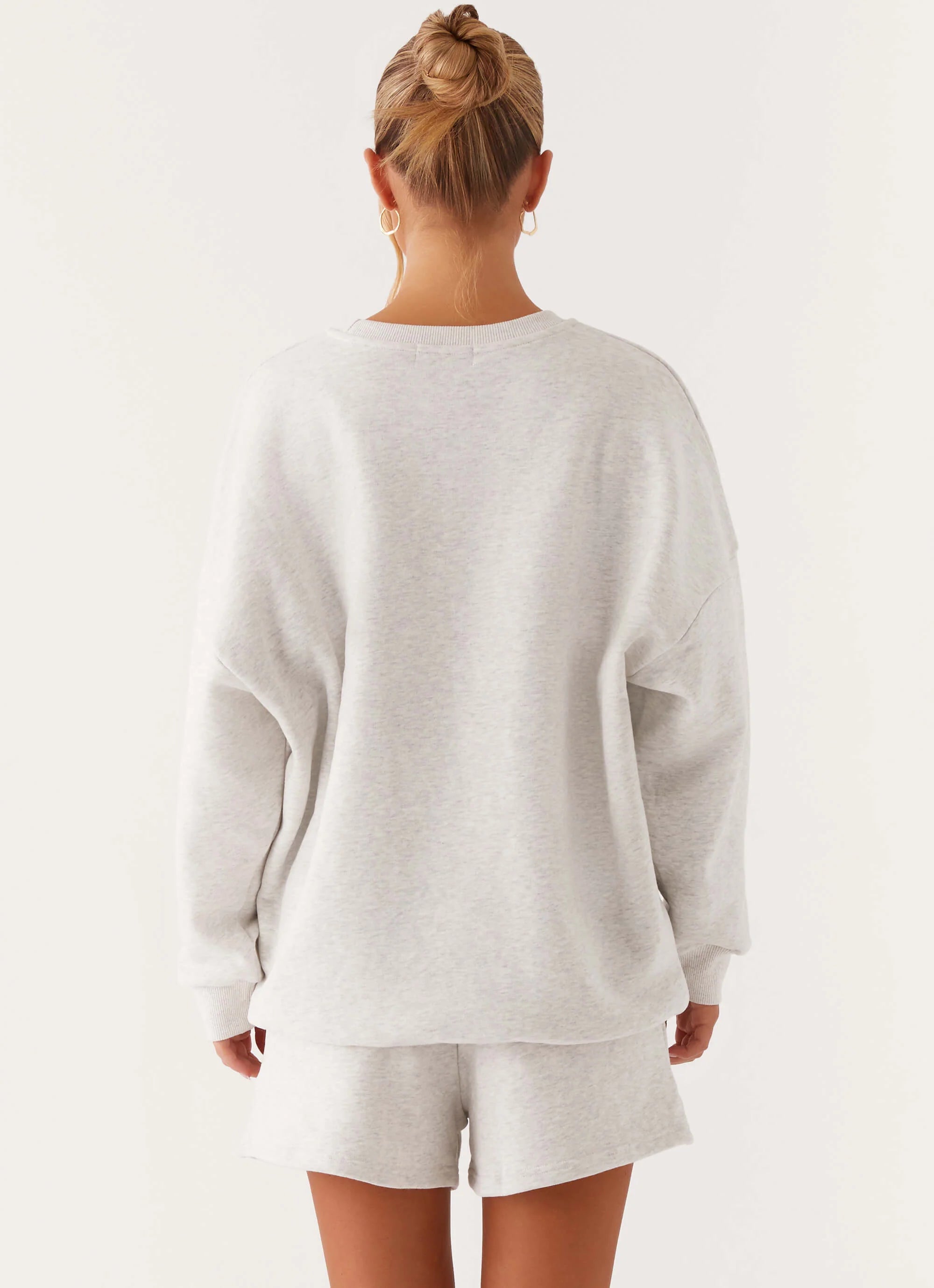 Signature Oversized Sweatshirt Grey