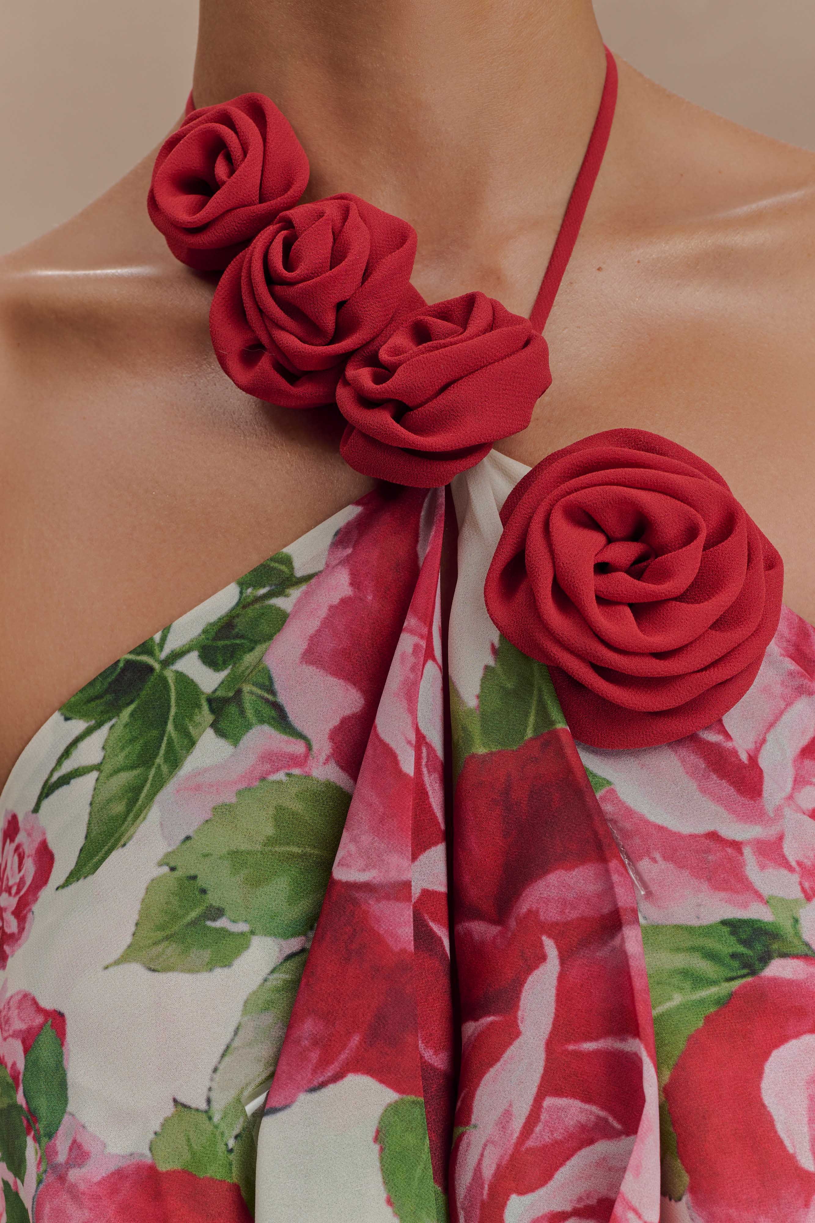 Rosalia Cowl Neck Maxi Dress Sonia Rose Print