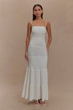 Finley Pointelle Knit Maxi Dress Ivory