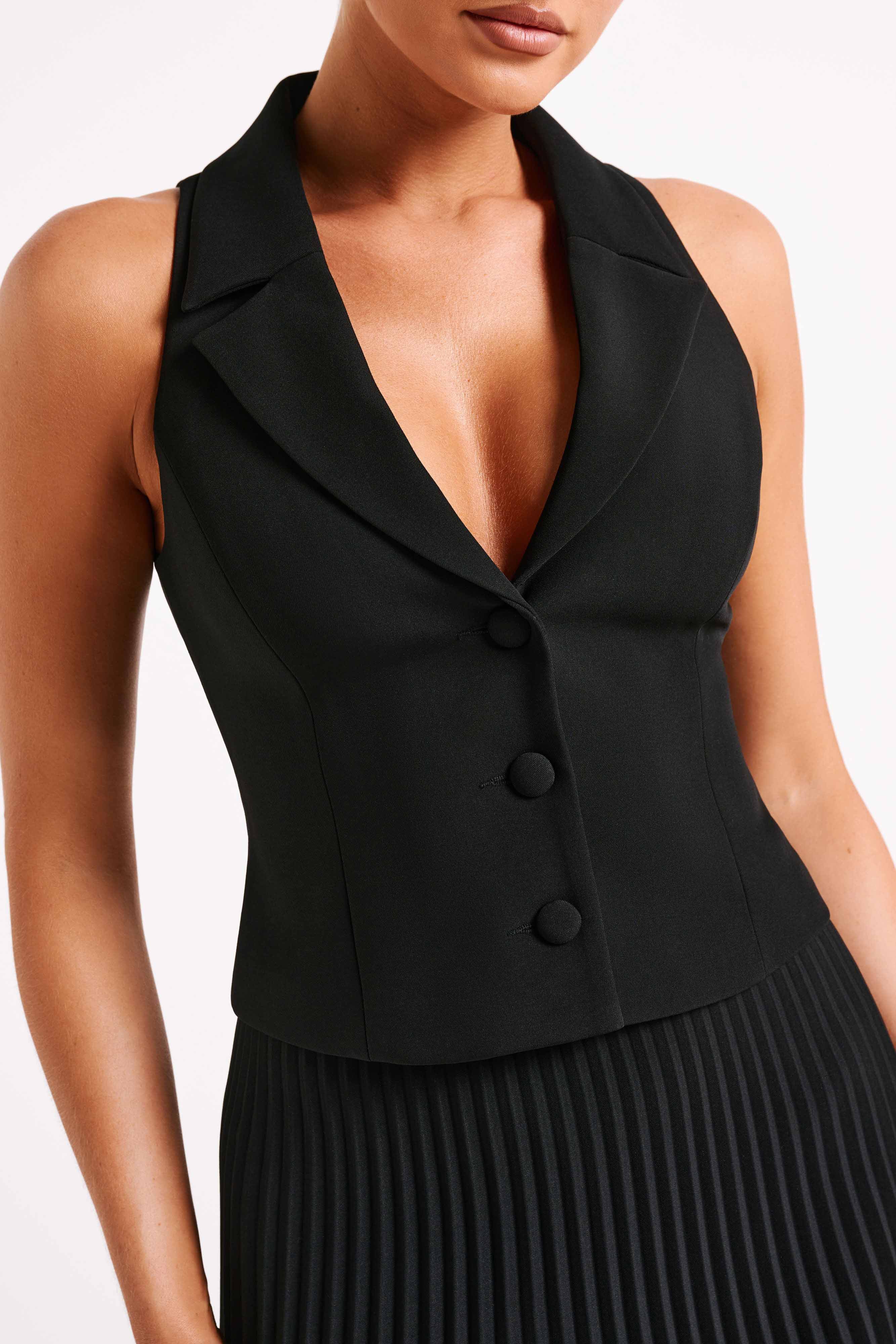 Mura Suiting Vest Black