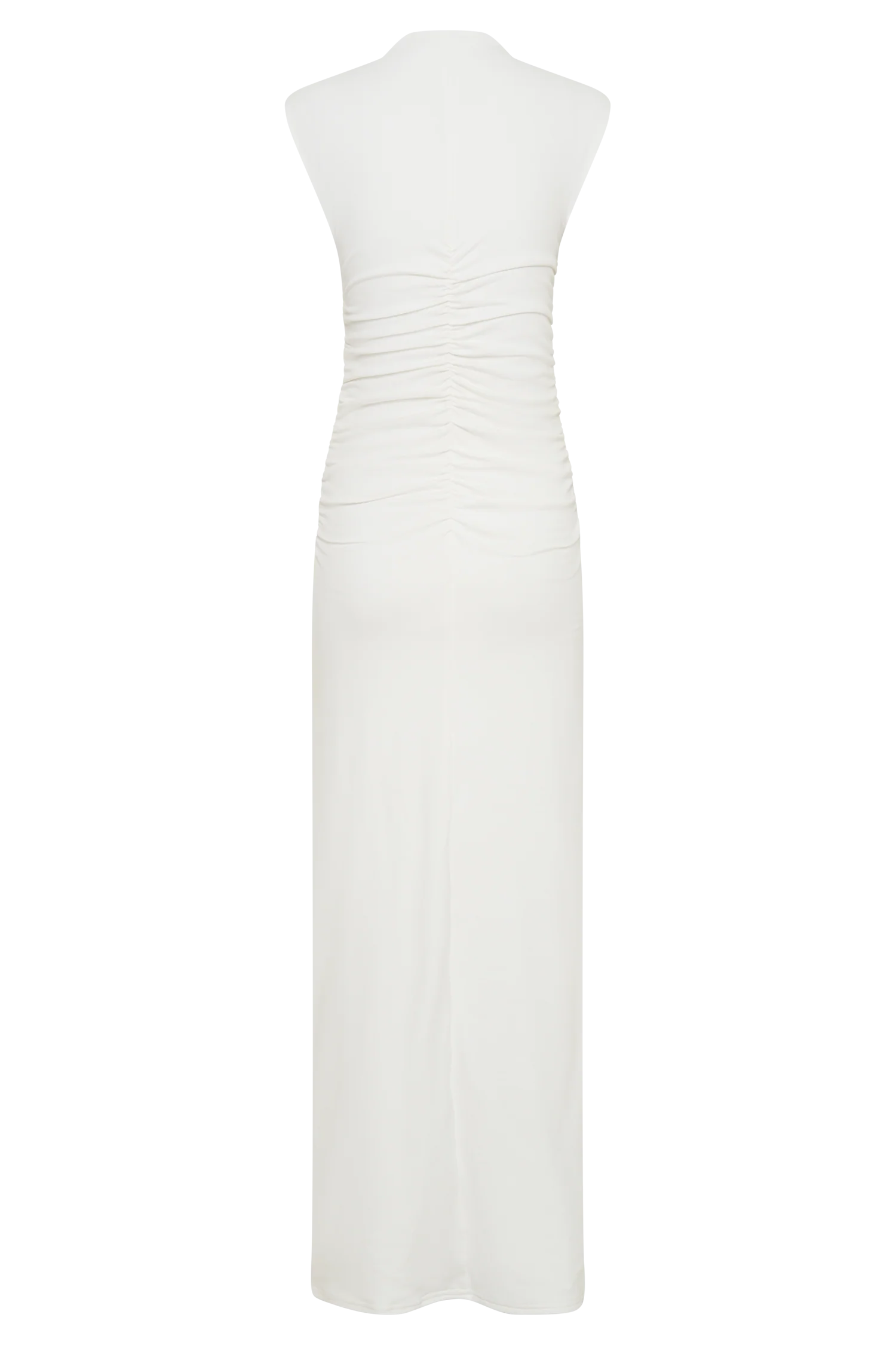 Elliot High Neck Sleeveless Maxi Dress White