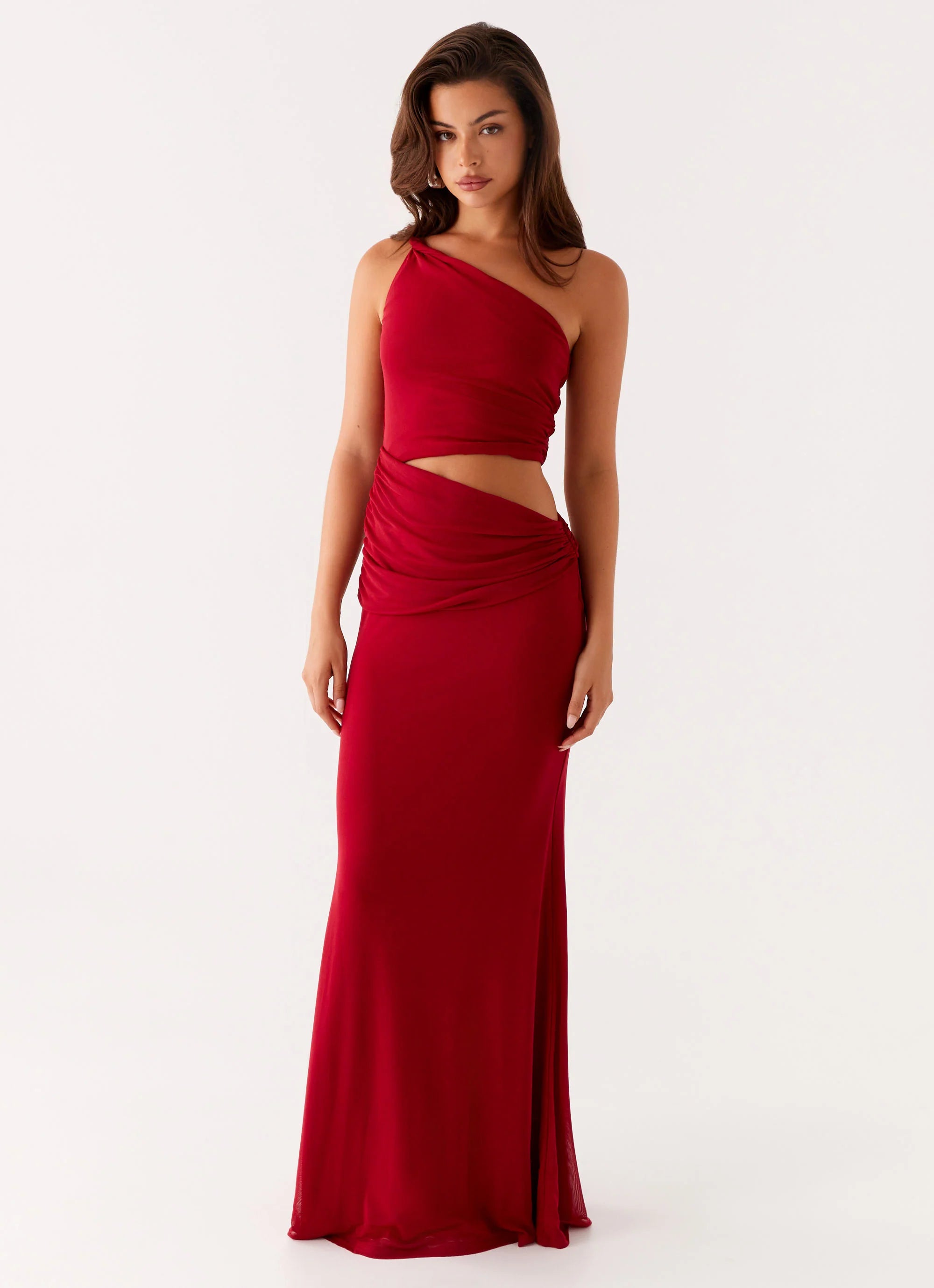 Three Wishes Maxi Dress Raspberry