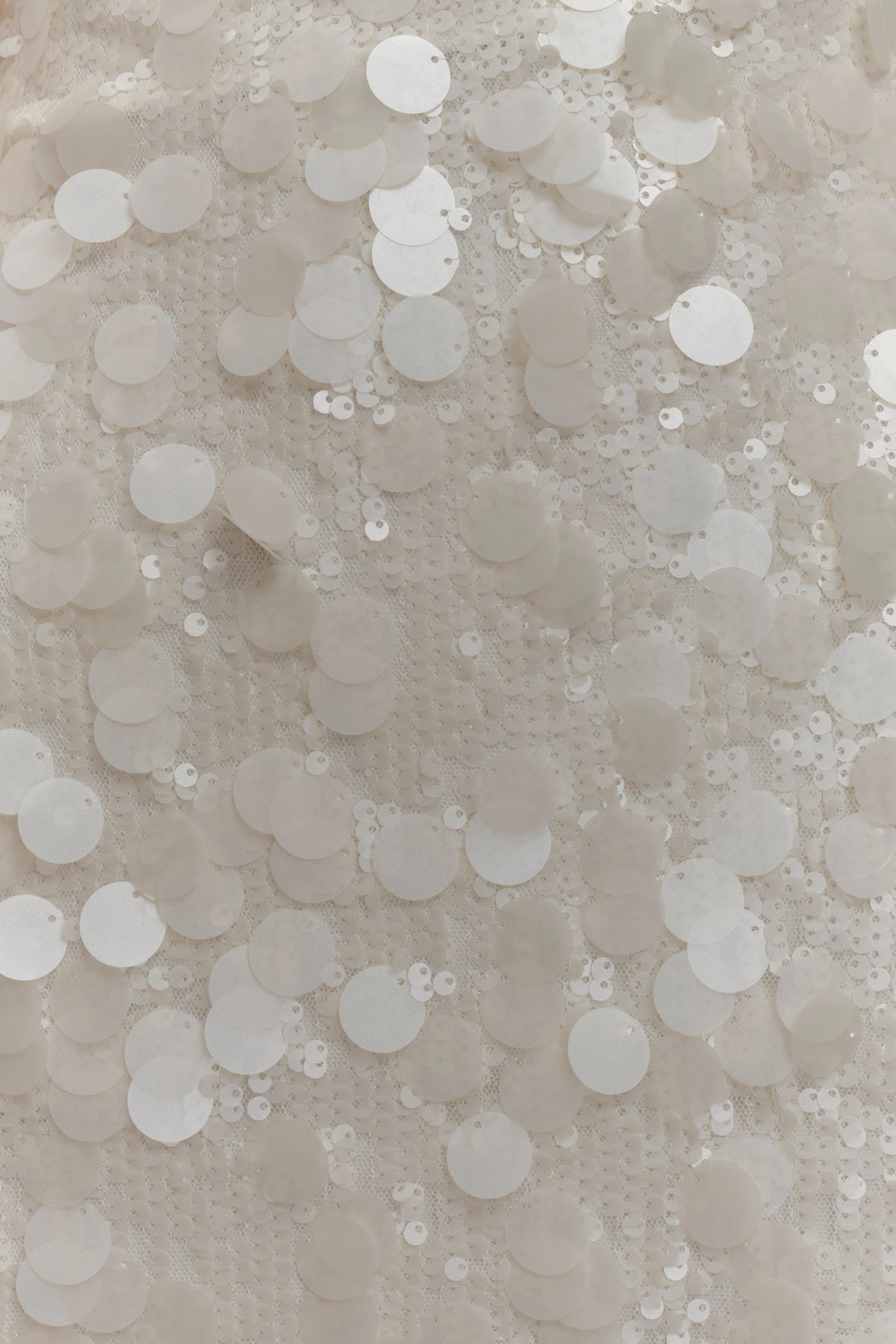 Romilly Sequin Mini Dress Ivory