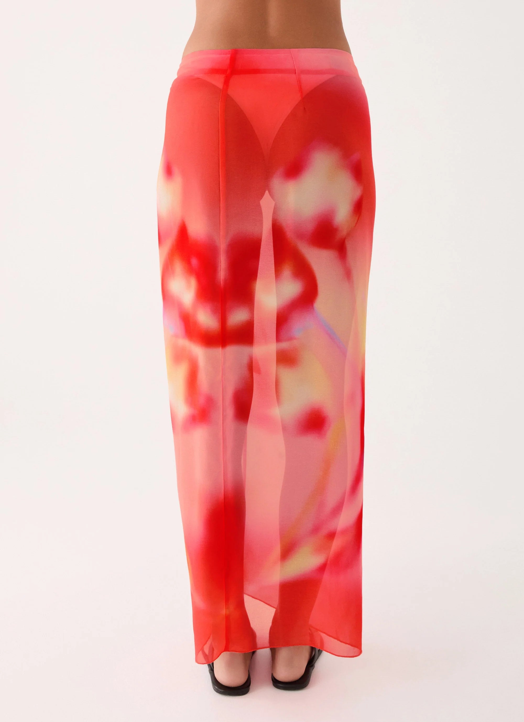 Low Tide Sarong Maxi Skirt Sunburnt Petal