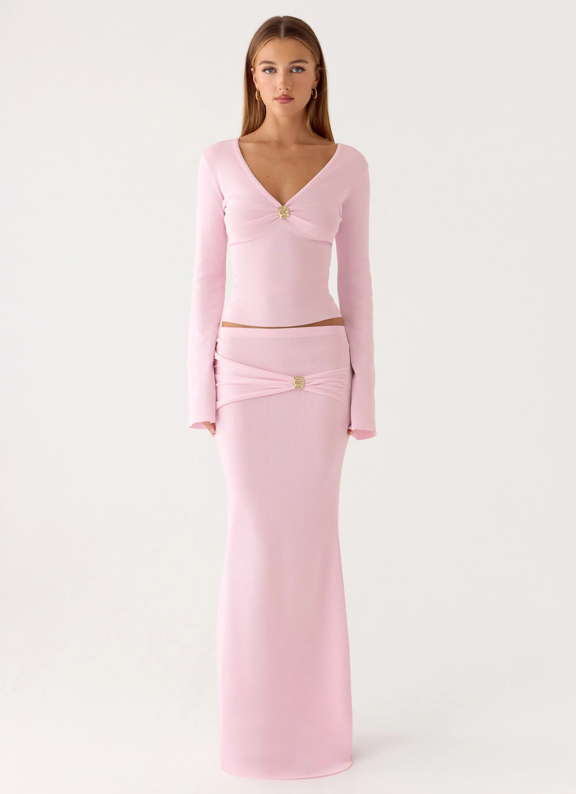 Colipso Maxi Skirt Pink