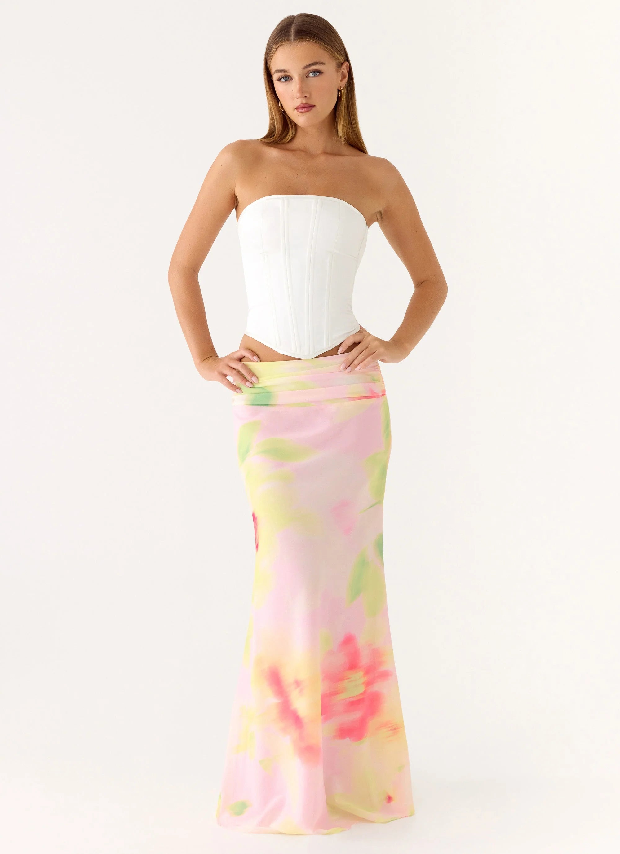 Sinnie Maxi Skirt - Floral Romance