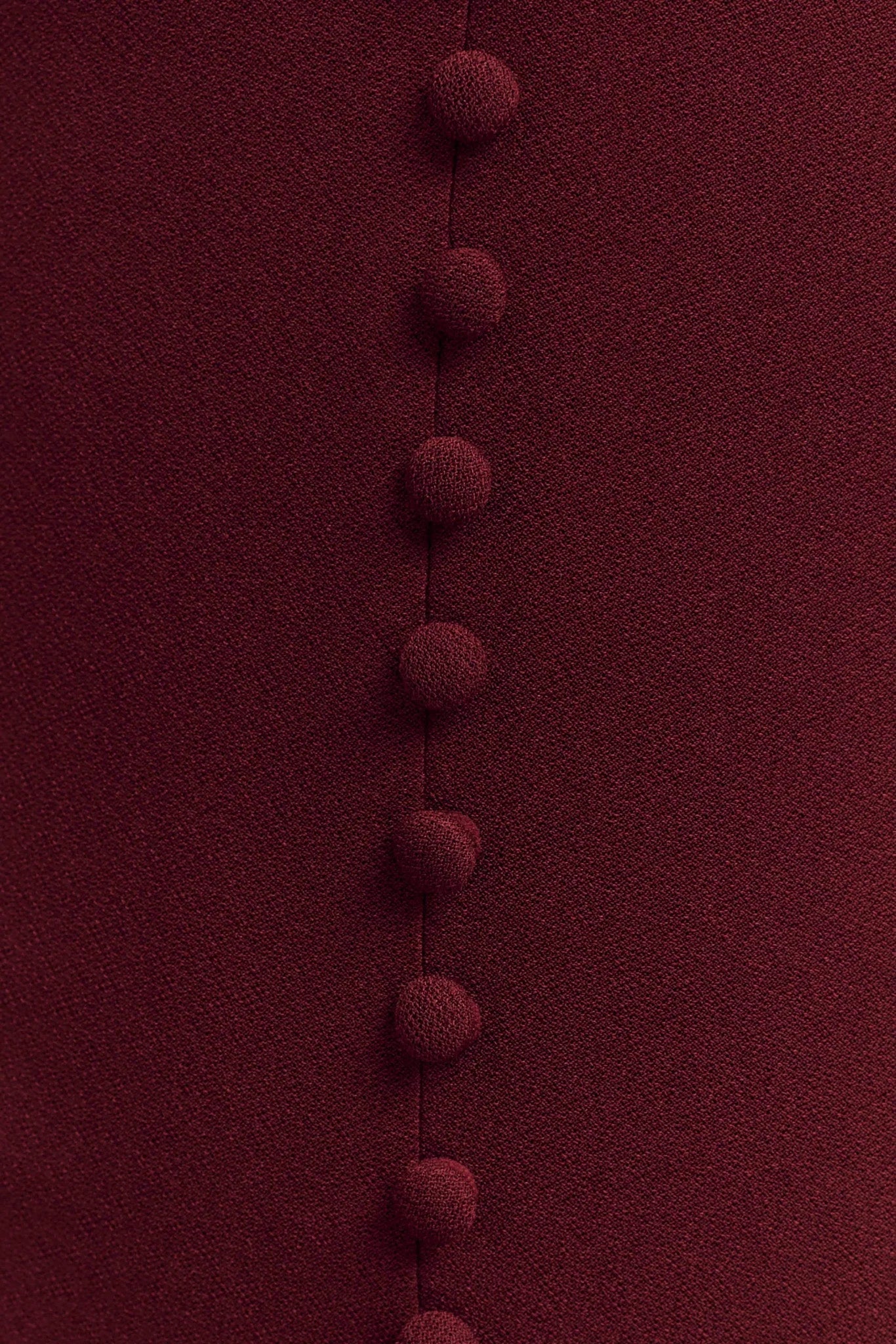 Annita Crepe Halter Midi Dress Merlot