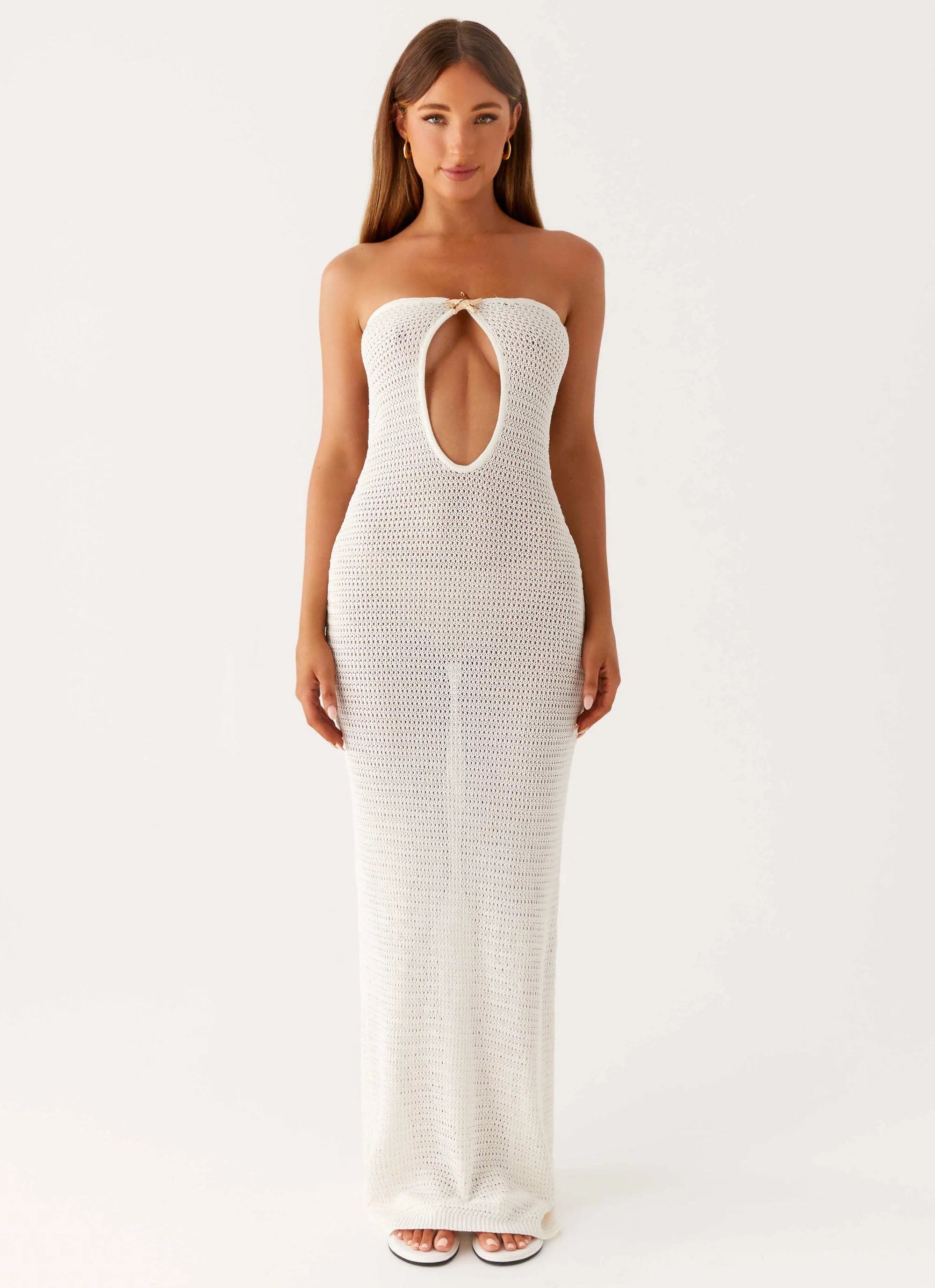 Seafoam Maxi Dress Ivory