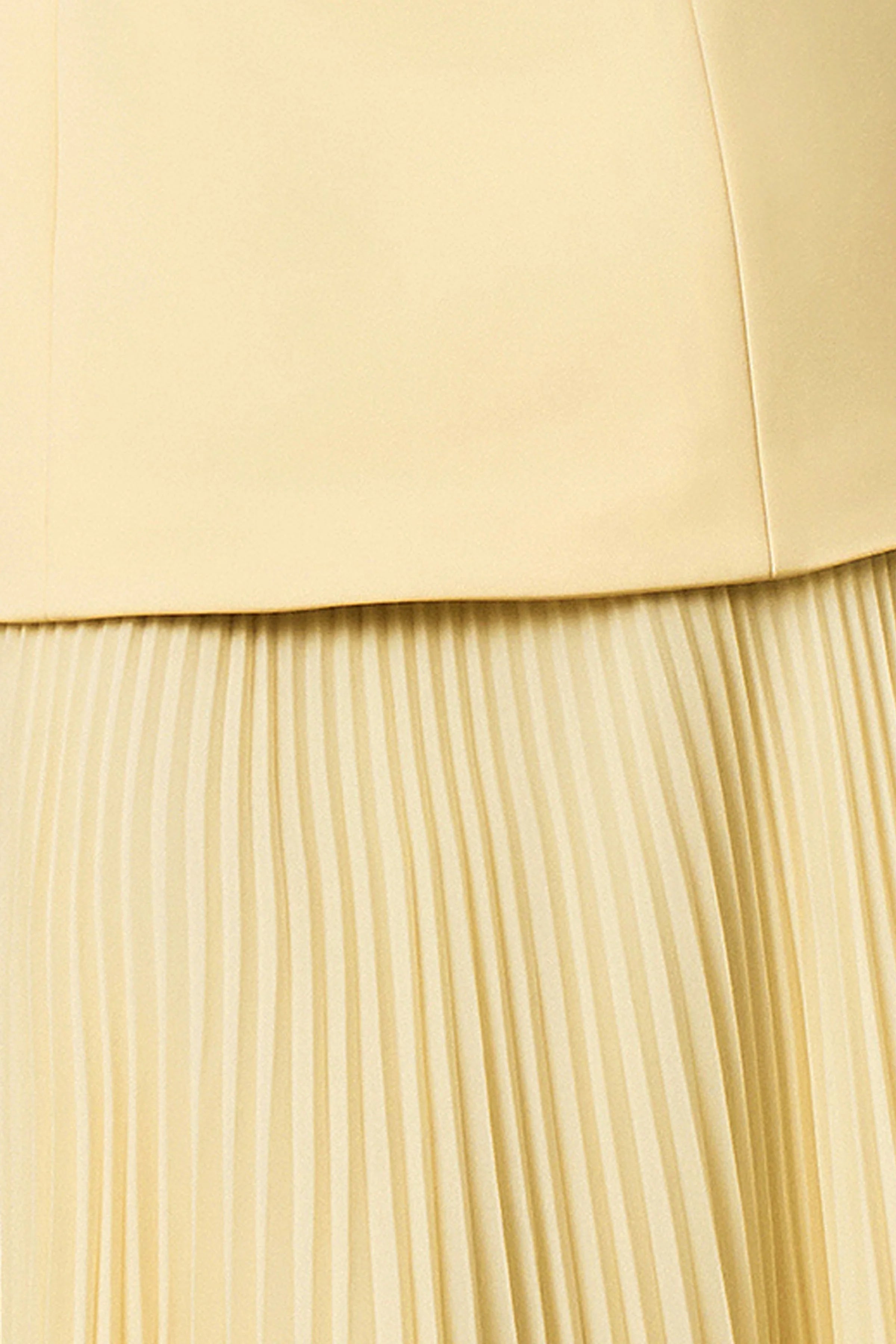 Hadley Lemon Boat Neck Maxi Dress With Drop Waist