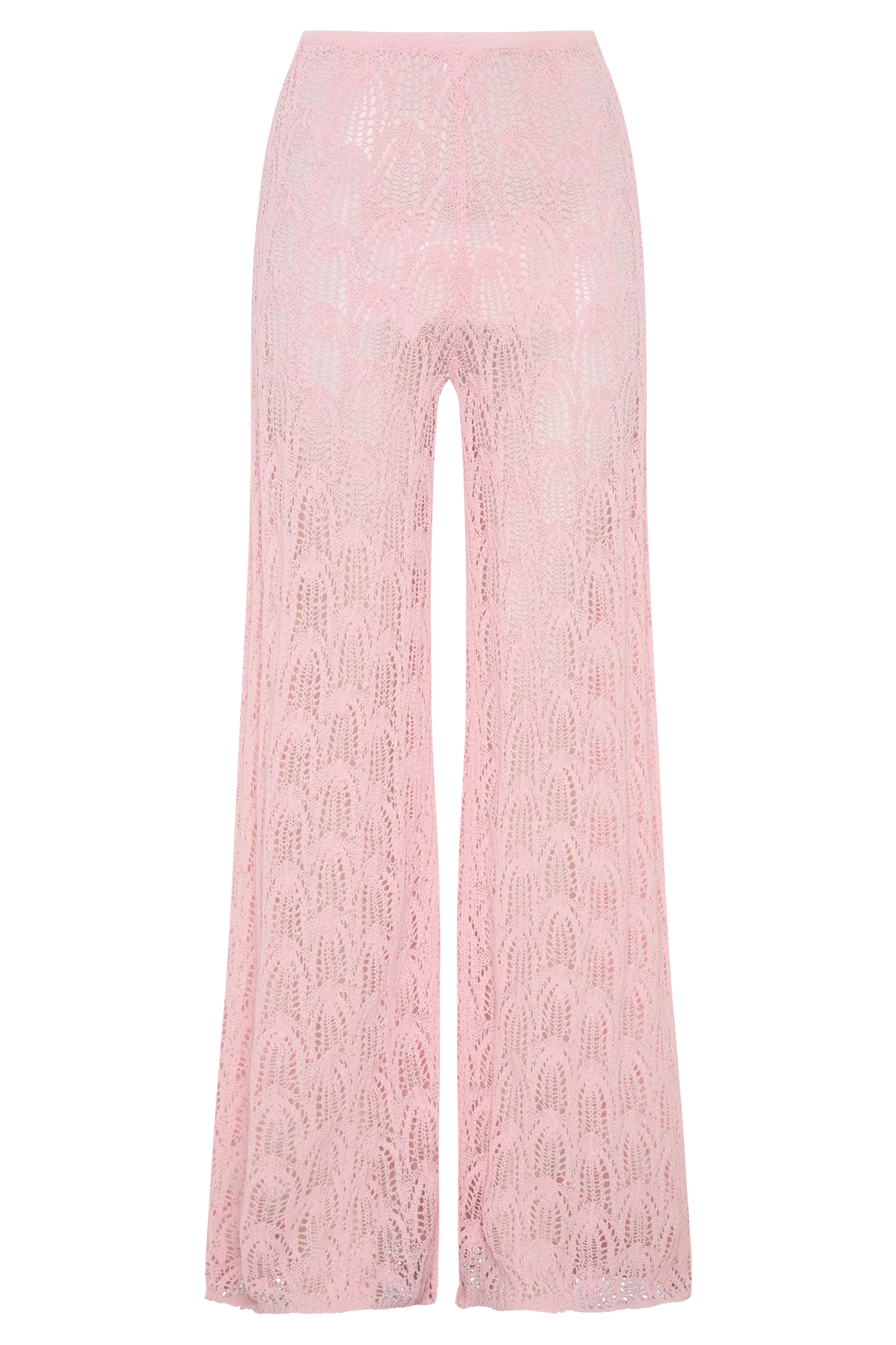 Glinda Crochet Pants Baby Pink