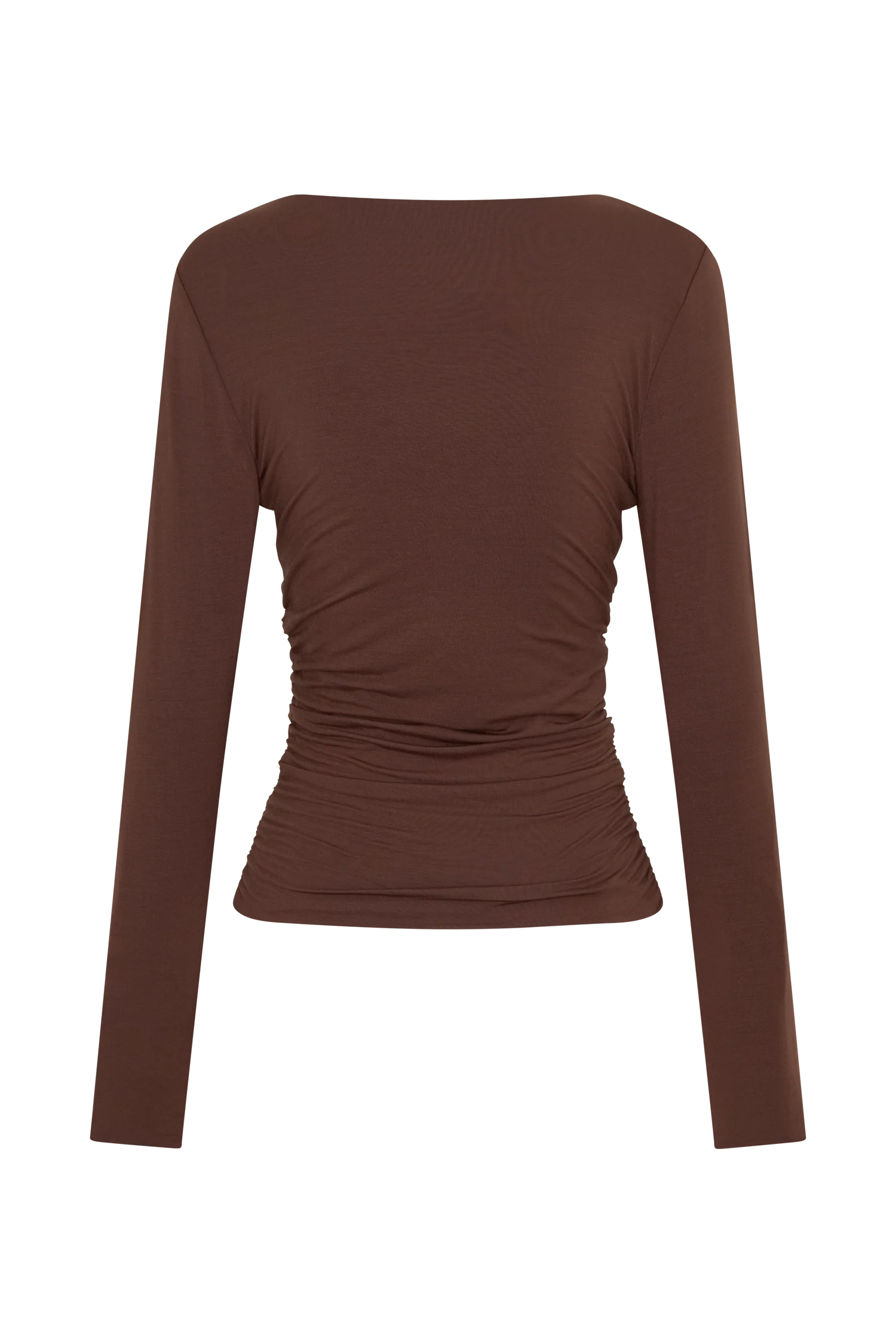 Sari Long Sleeve Modal Top Chocolate