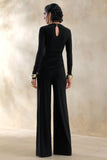 Safirra Black Wide Leg Trouser