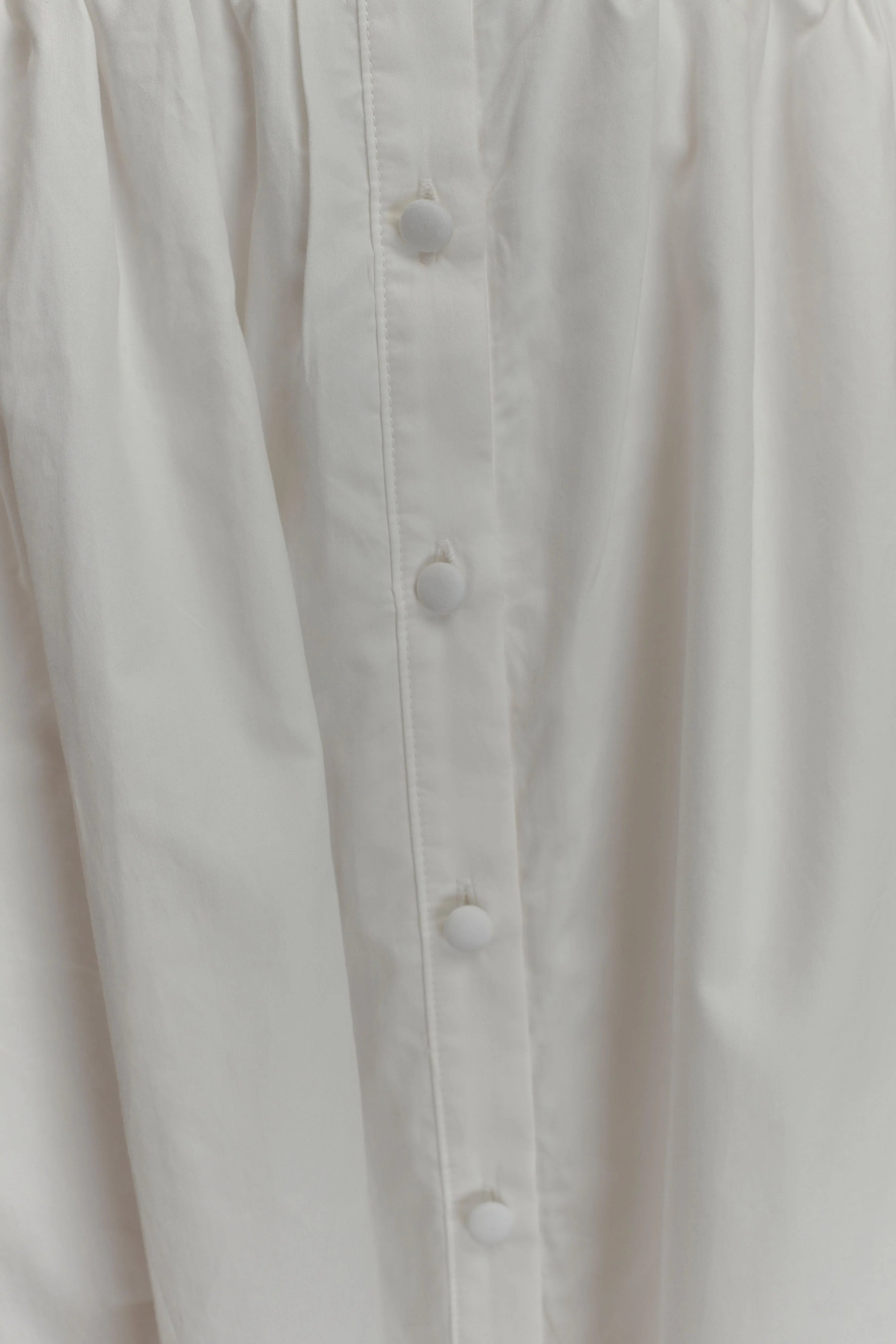 Cindy Collared Midi Dress White