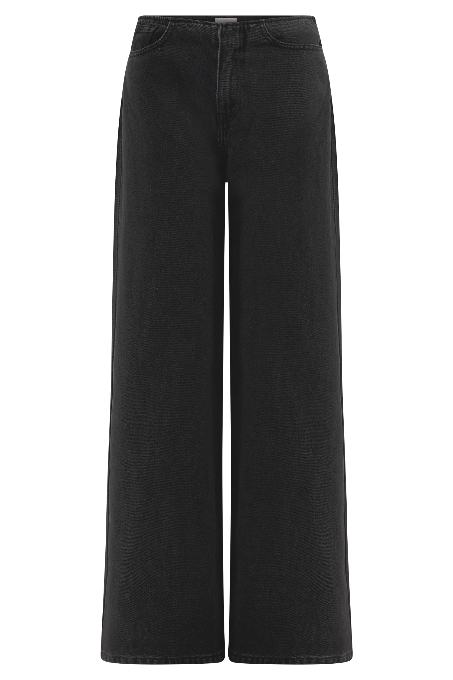 Caitlin Mid Rise Denim Jeans Washed Black