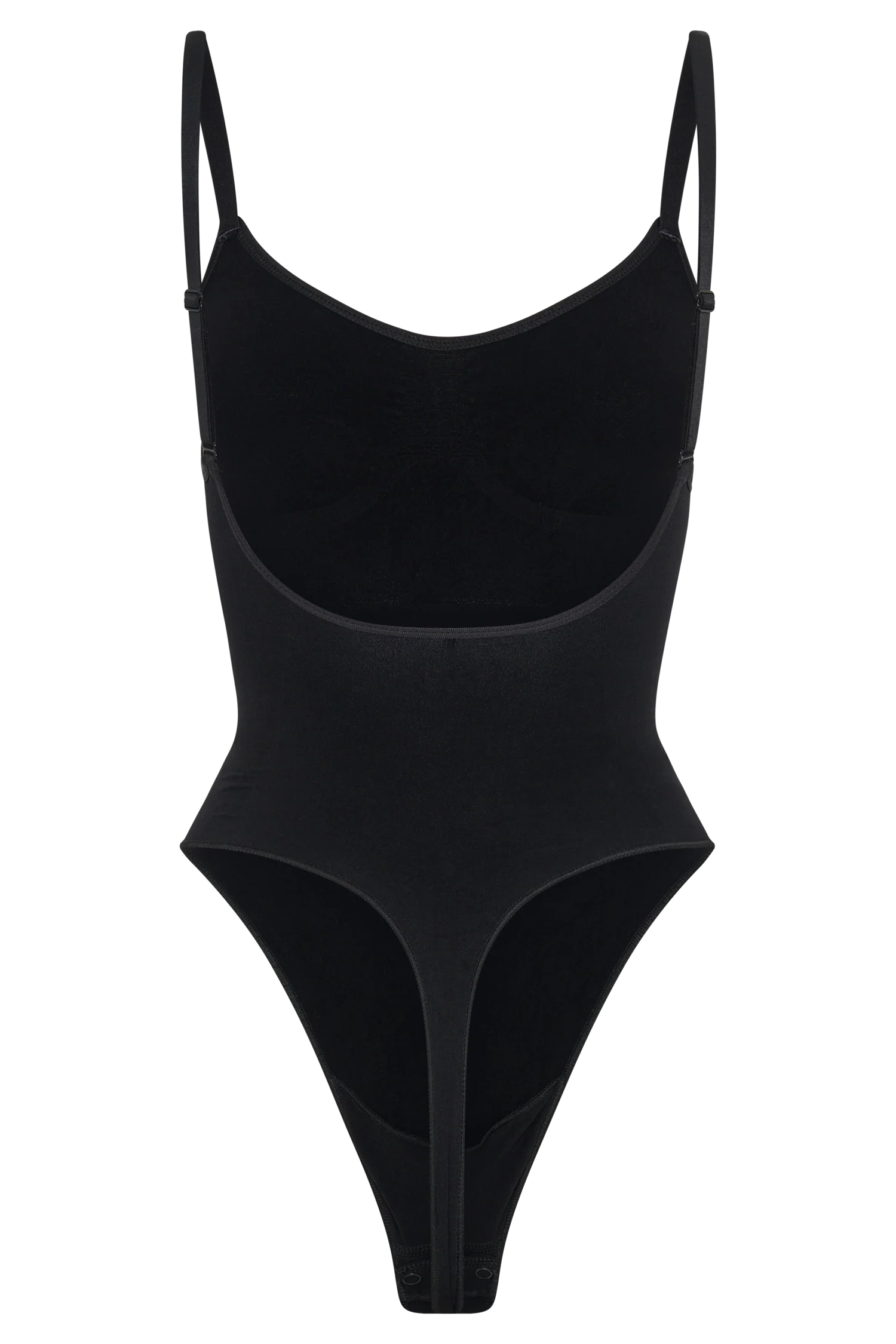 Alyssa Backless Shapewear Bodysuit Black