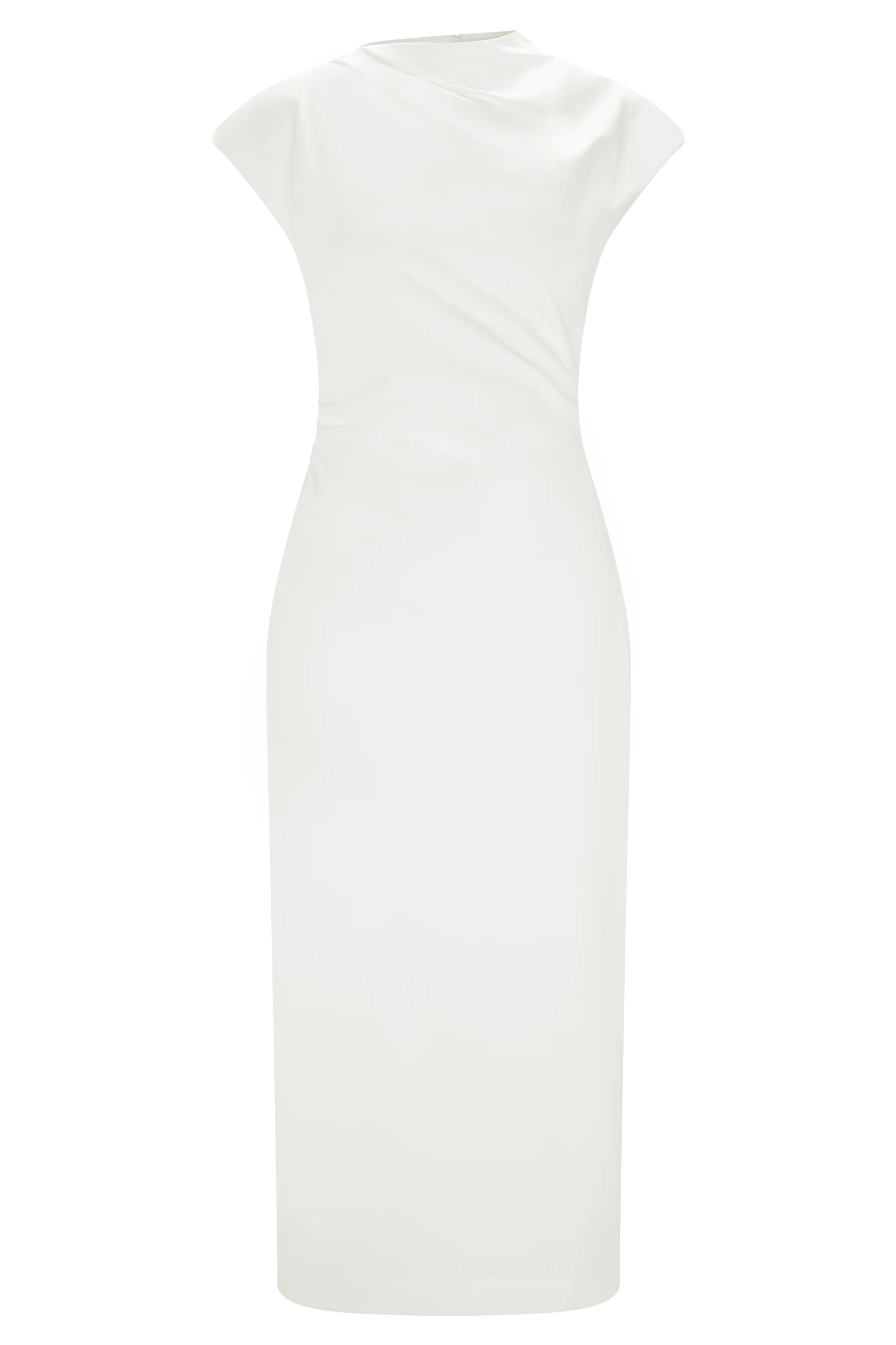 Lorena Cotton Midi Dress White