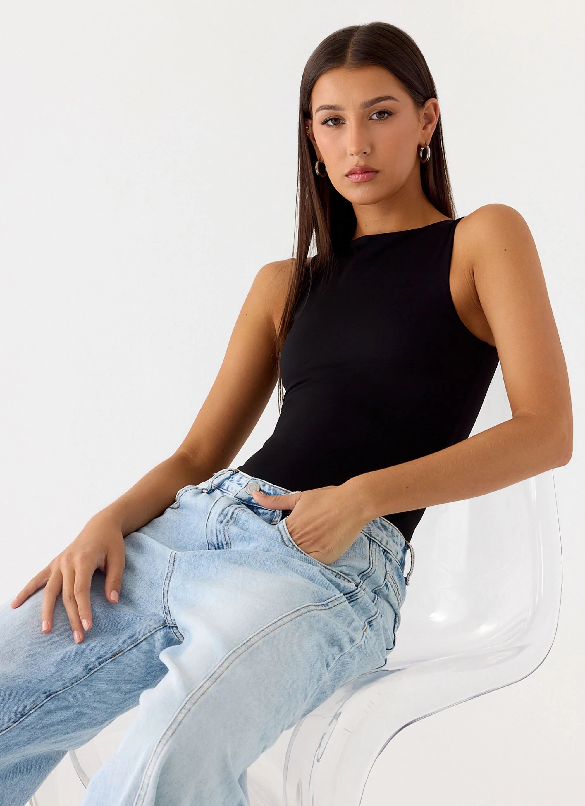 Vincenza Bodysuit Black