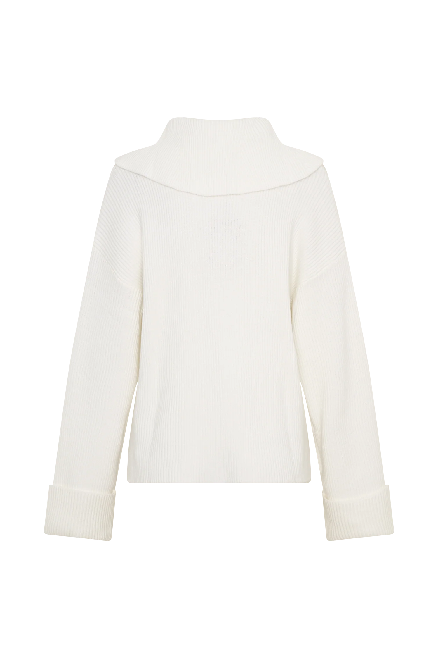 Bianka V Neck Knit Jumper Off White