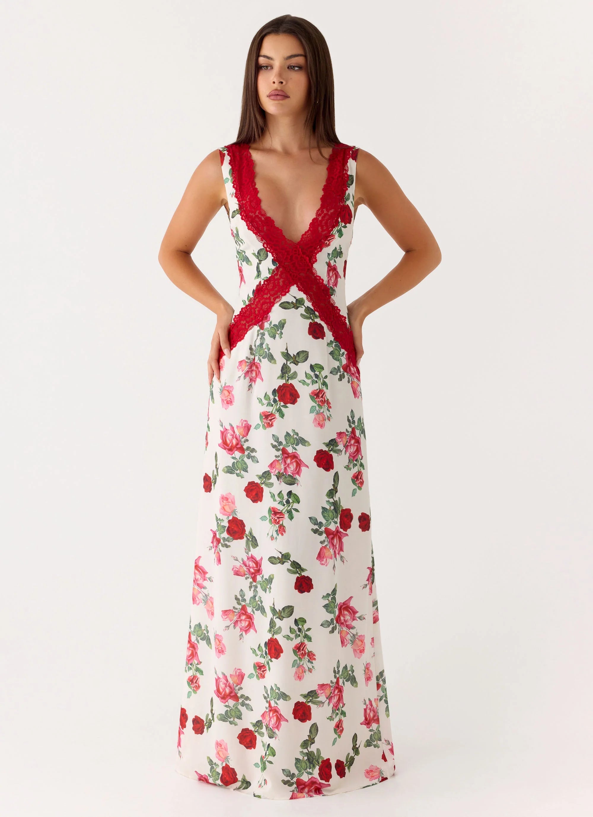 Aoifie Maxi Dress Ivory Bloom