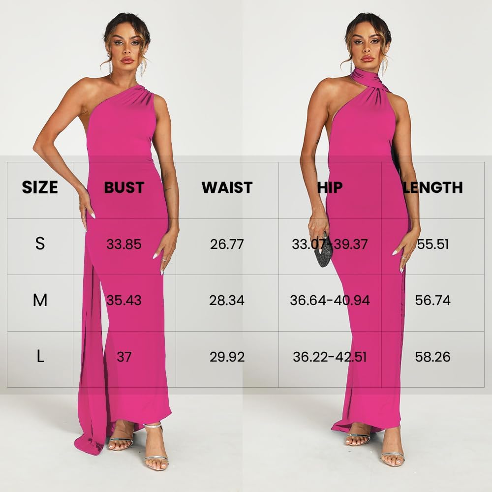 Women Sexy Backless Dress Bodycon Sleeveless Open Back Maxi Dress Formal Cocktail Wedding Guest