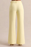 Malou Lemon Tailored Trousers