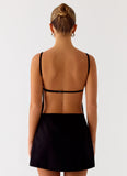 Play With Fire Mini Dress Black