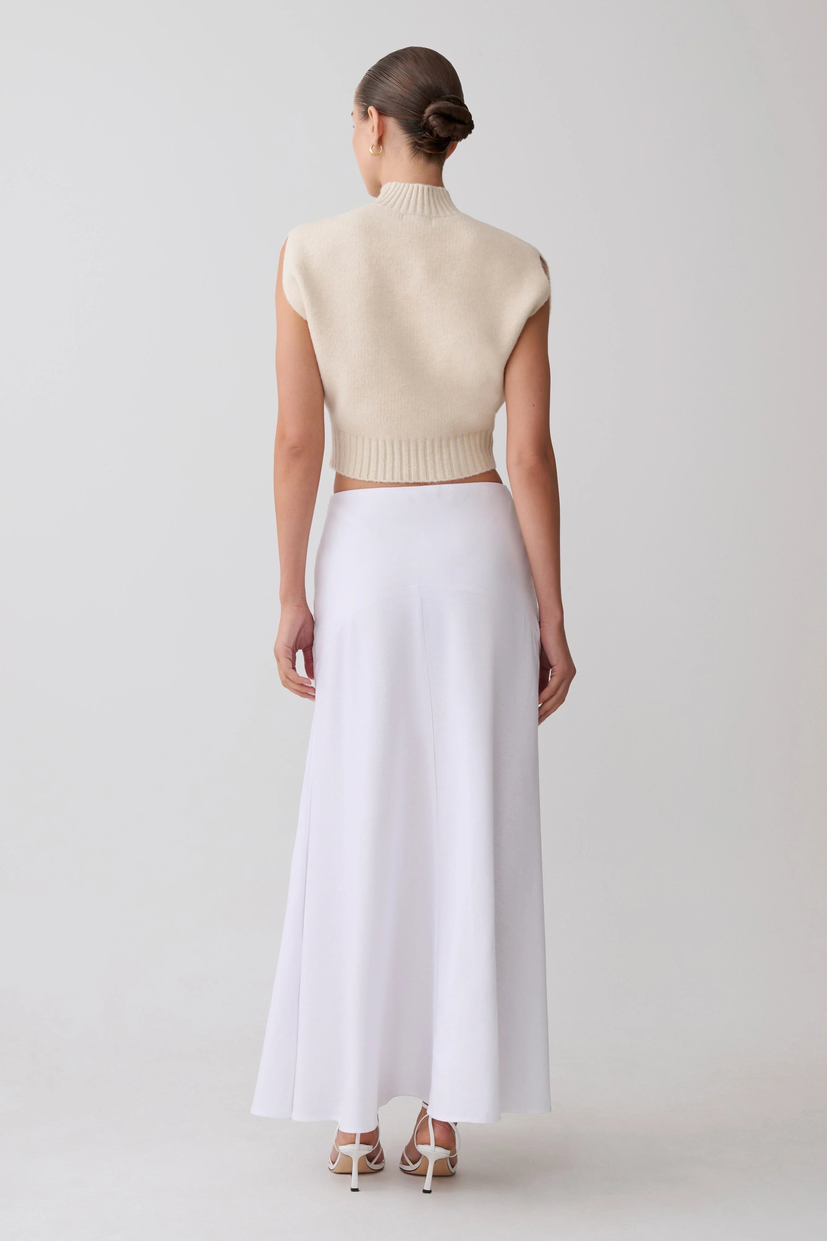 Niko Knit Oversized Top Ivory