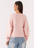 Lilah Knit Jumper Pink