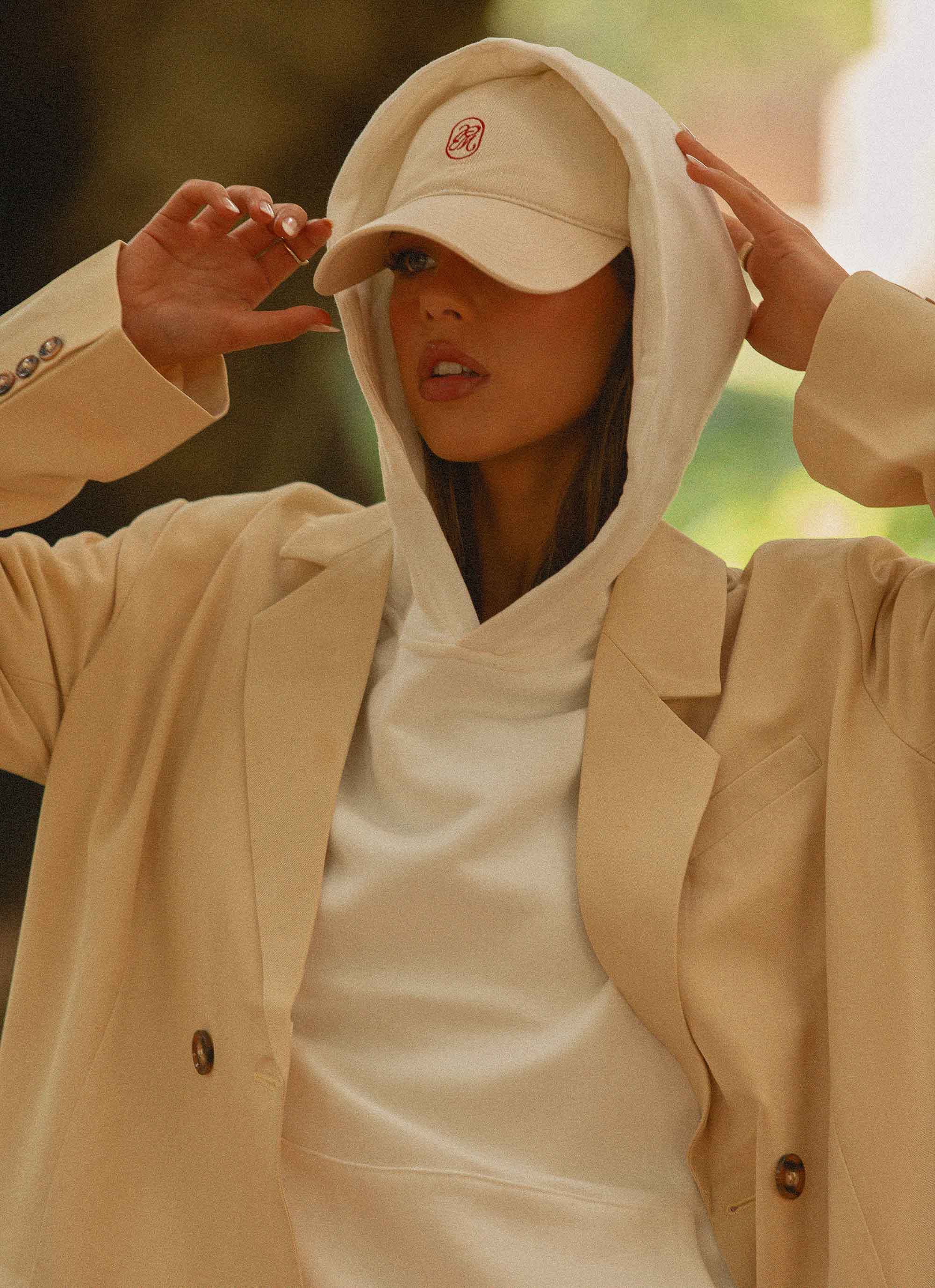Signature Oversized Hoodie Ivory