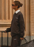 Signature Oversized Sweatshirt Charcoal