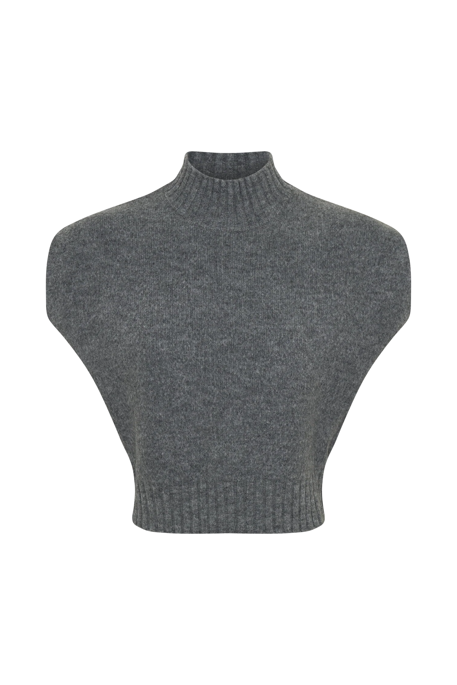 Niko Knit Oversized Top Charcoal