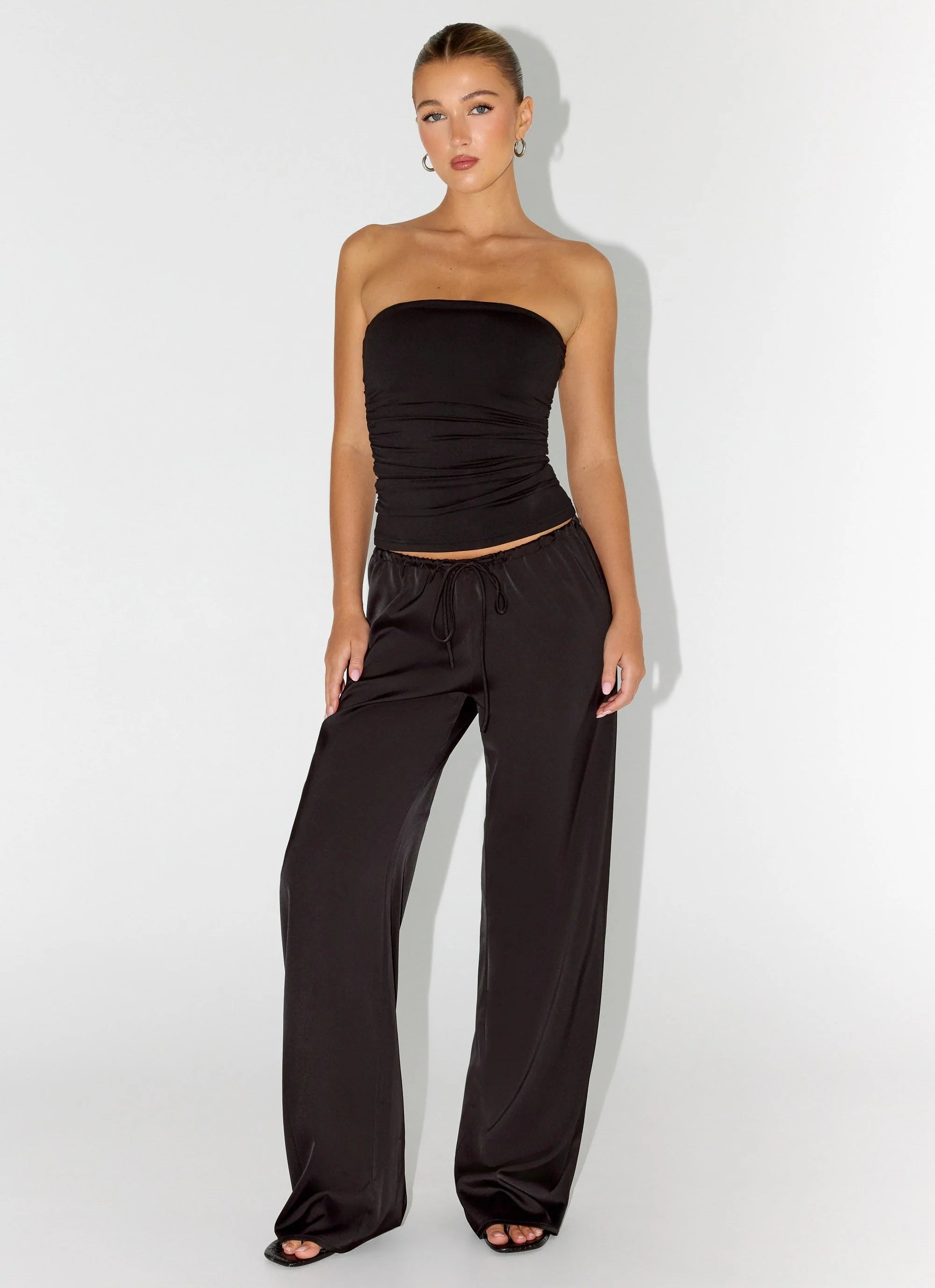 Deacon Low Rise Pants Black
