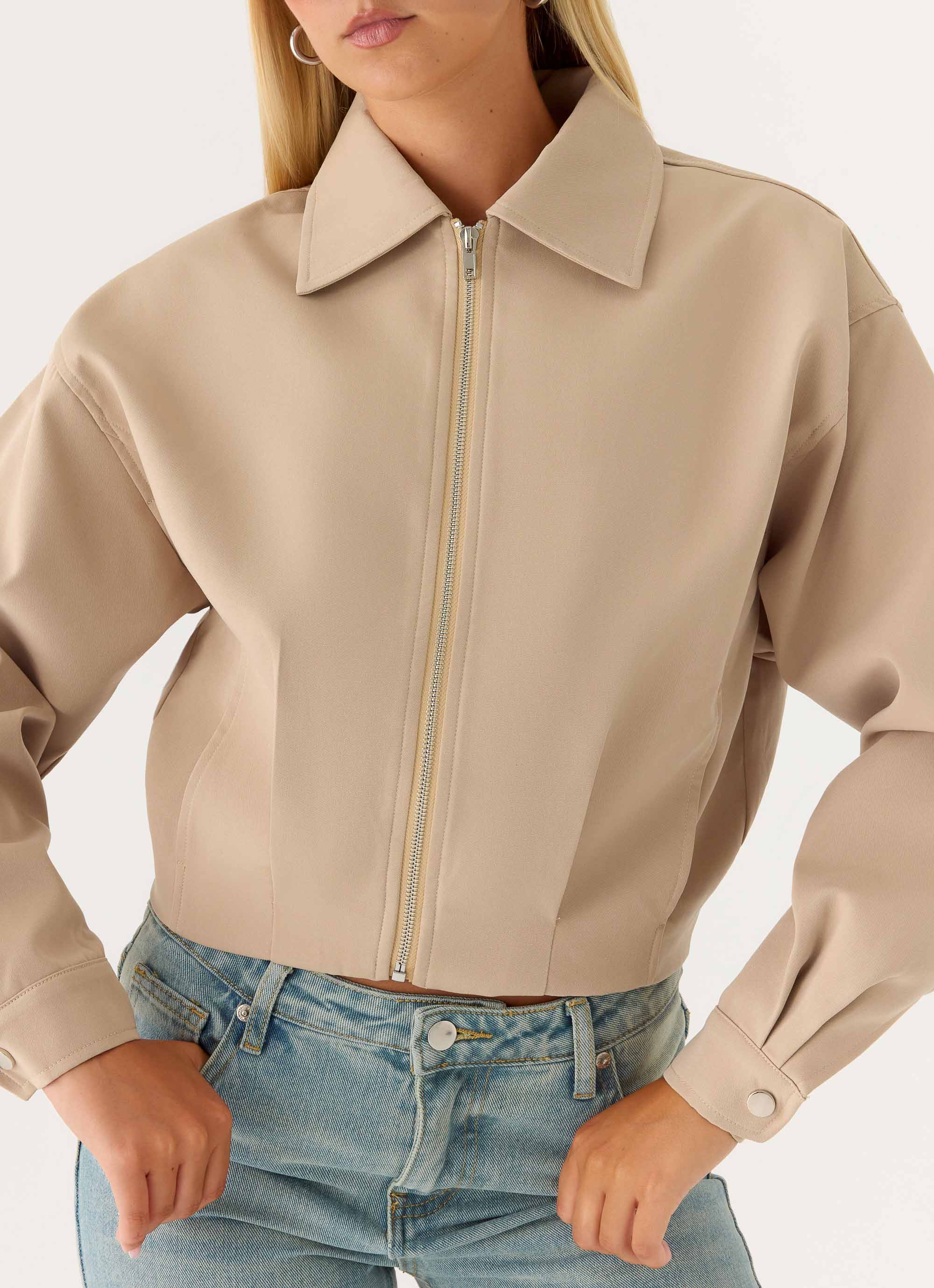 Ready To Go Jacket Beige