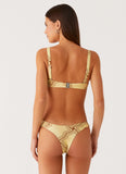 Oudre Bikini Top Tidal Print