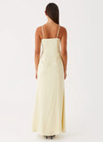 Miss Bloom Maxi Dress Lemon