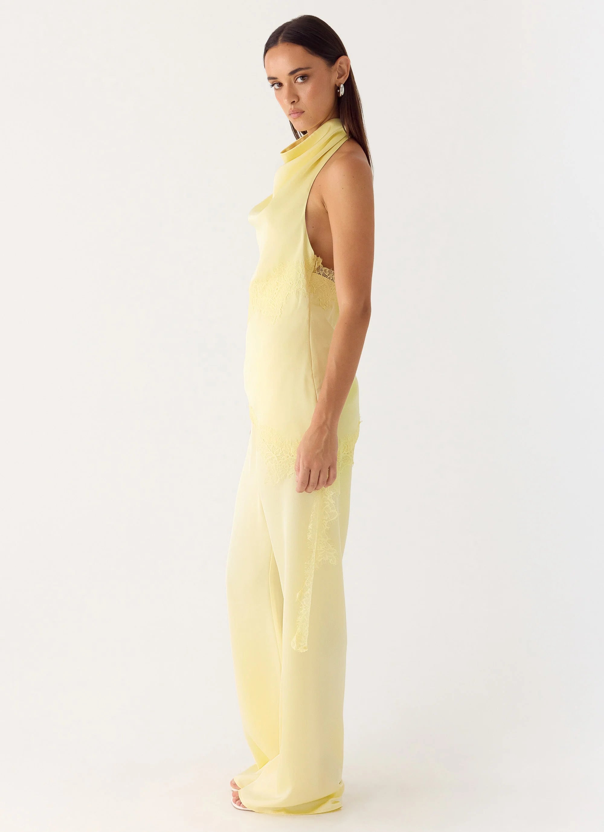 Emilee Cowl Top Yellow