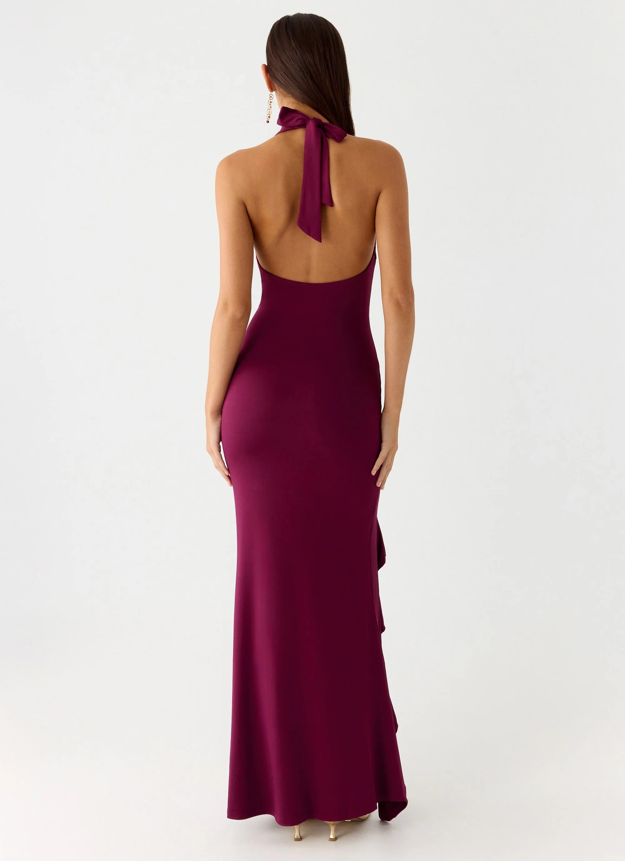 Charmed By You Maxi Dress Plum