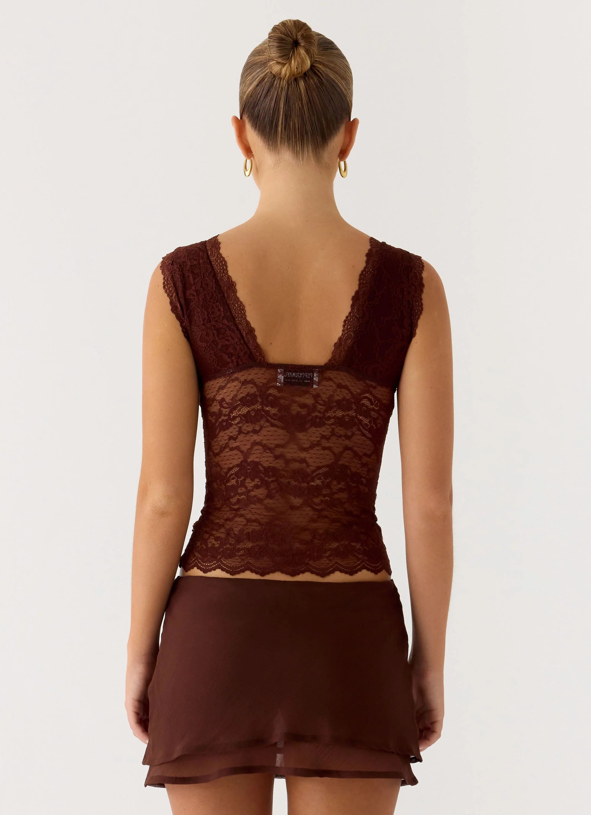 Sommers Lace Top Chocolate