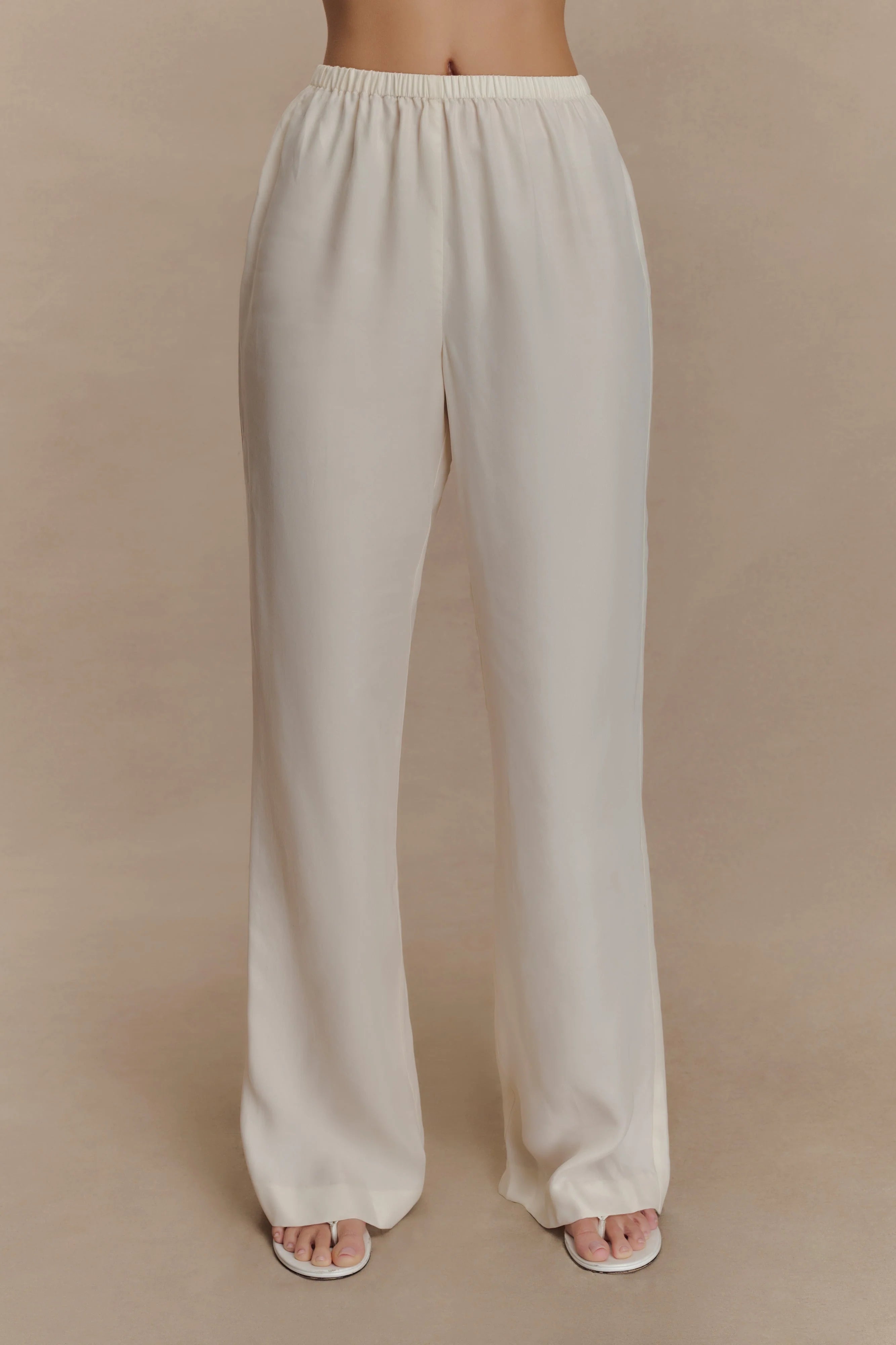 Violeta Straight Leg Pant Ivory