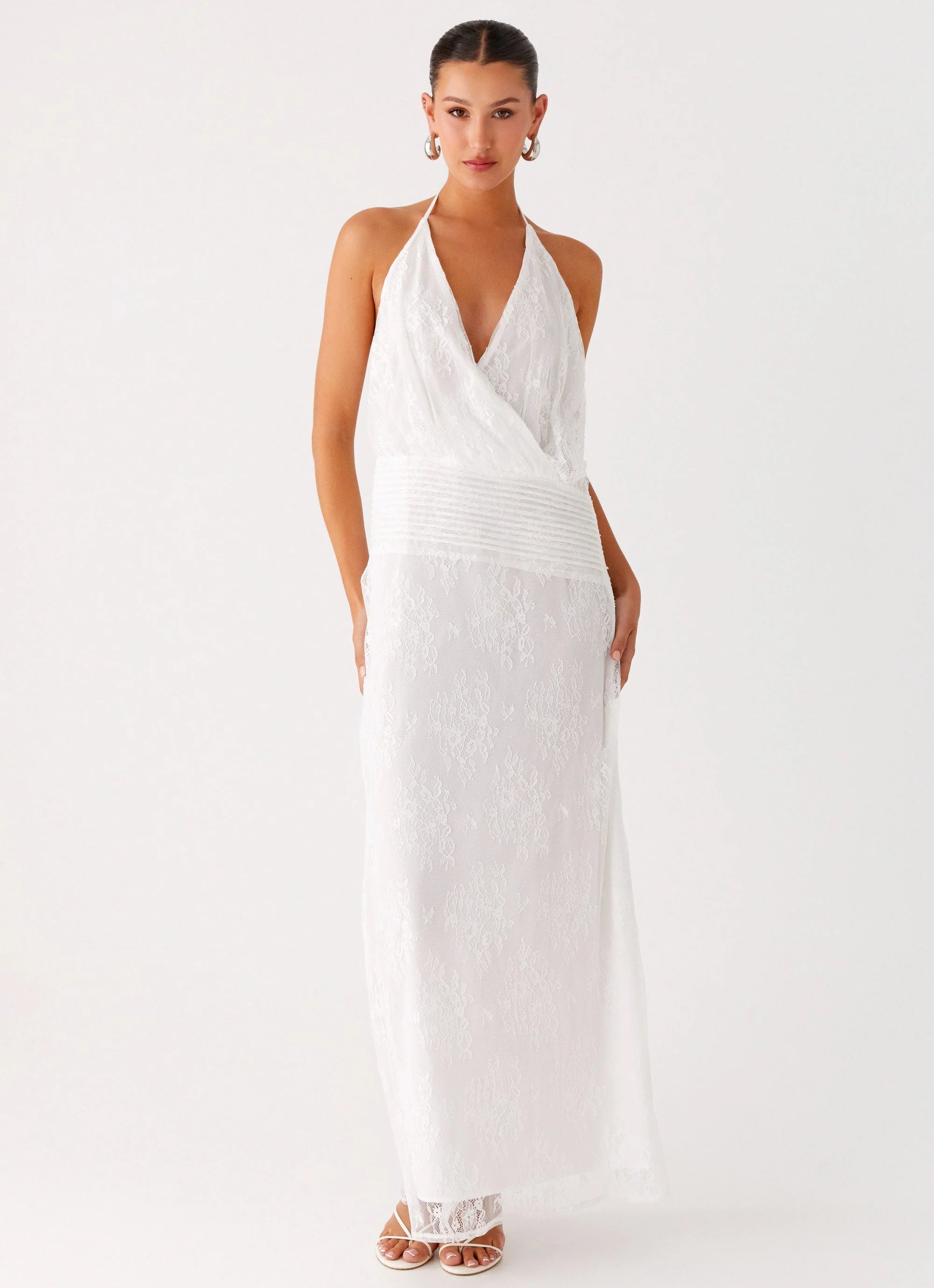 Reinhart Halter Maxi Dress White