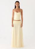 Natalya Maxi Skirt Yellow