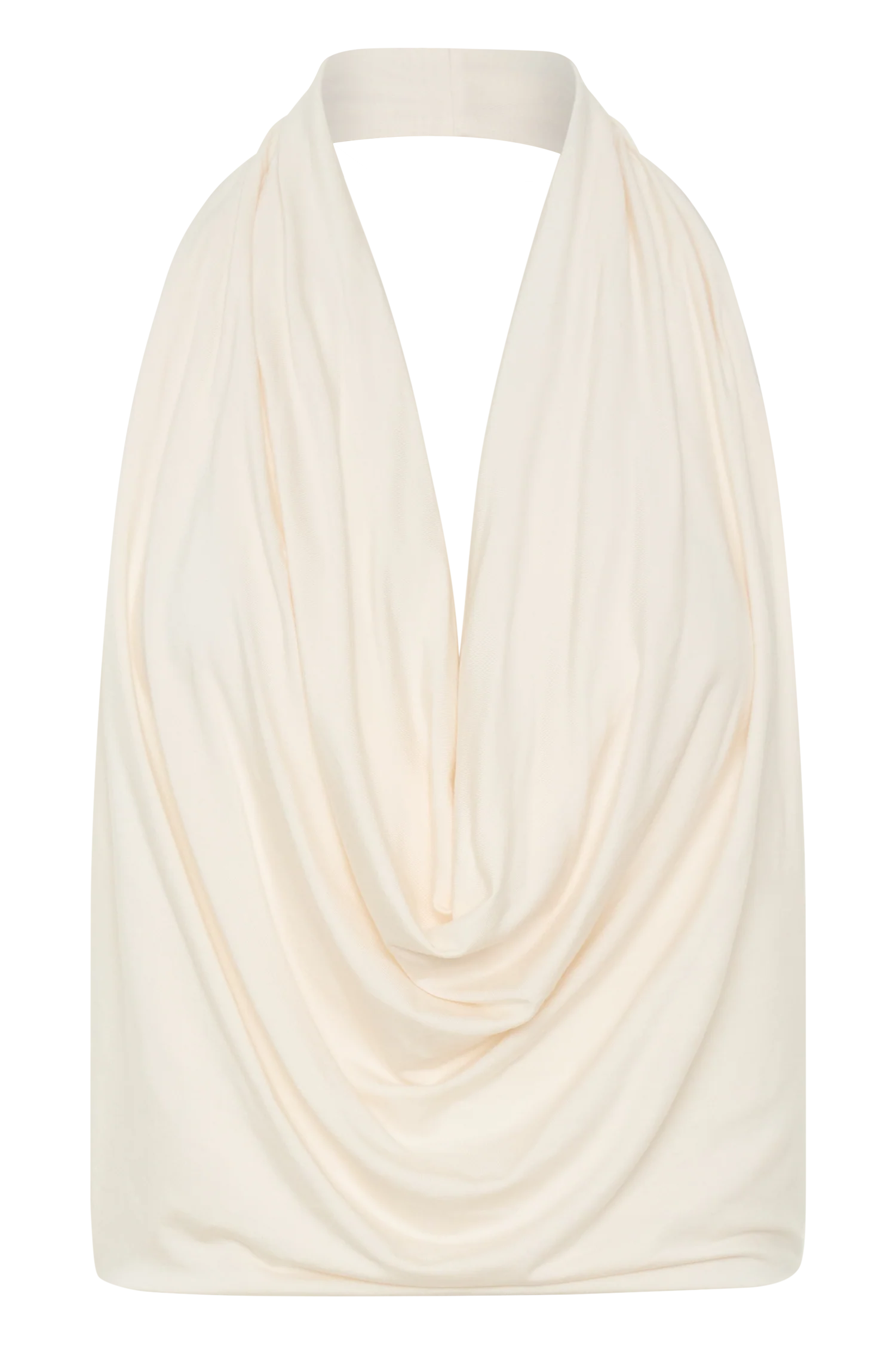 Huyen Cowl Front Modal Top Ivory