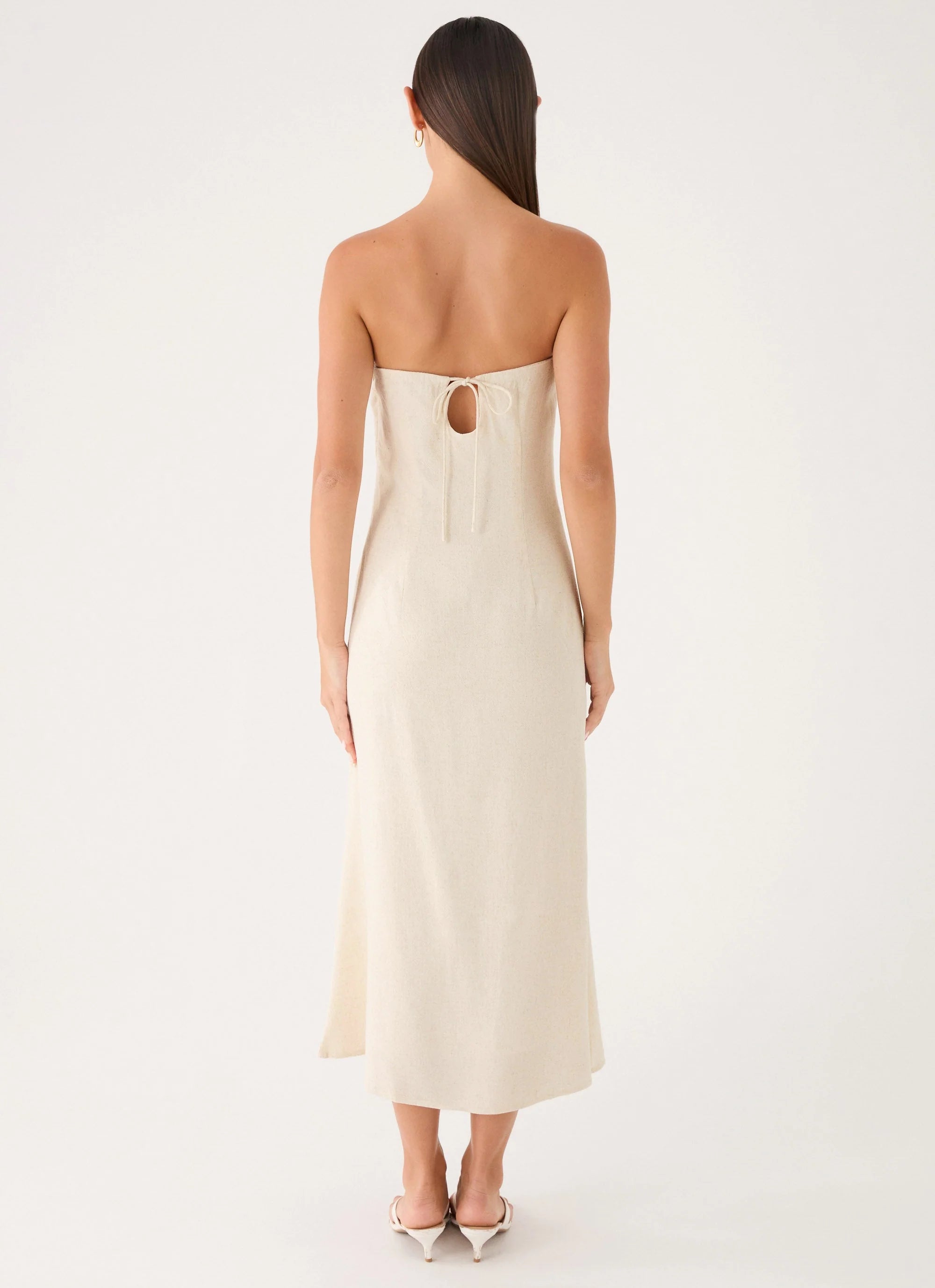 Sun Searching Midi Dress Oatmeal